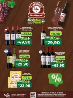 Mart Minas ofertas Clube do Vinho - Pré-Visualização do folheto da loja Mart Minas, válido de 15/10/2026
