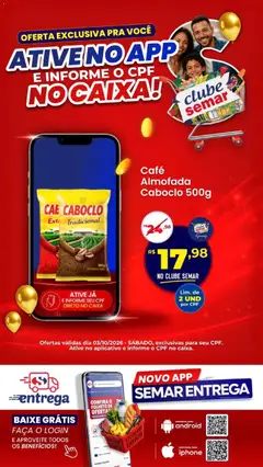 Semar Supermercado ofertas App - Pré-Visualização do folheto da loja Semar Supermercado, válido de 03/10/2026