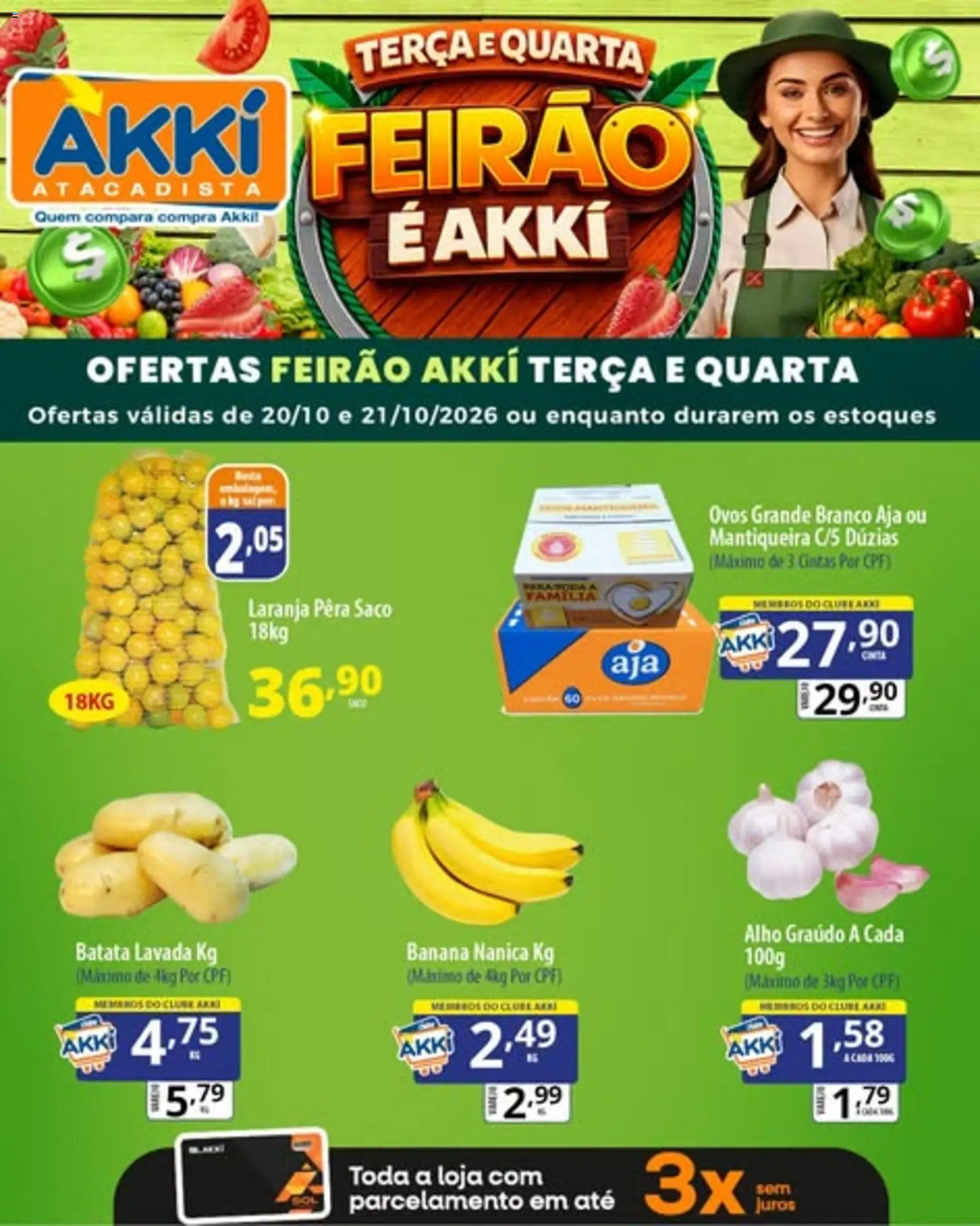 Akki Atacadista Folheto - válido de 20/10/2026 | Página: 1