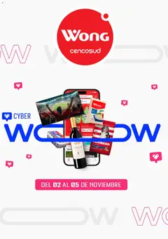 Vista previa de folleto Wong Cyber Wow Aviso de la Wong válido desde 28/10/2026