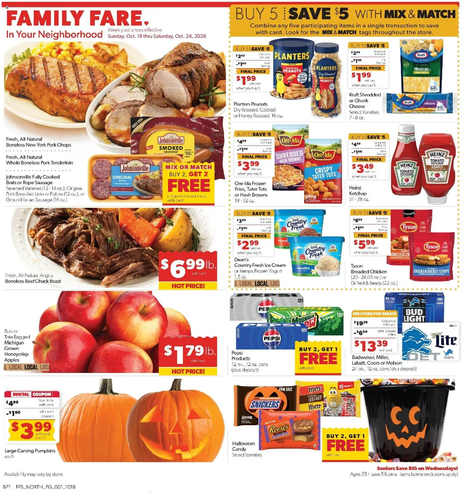 Family Fare Weekly Ad - valid from 10/18/2026 | Page: 1