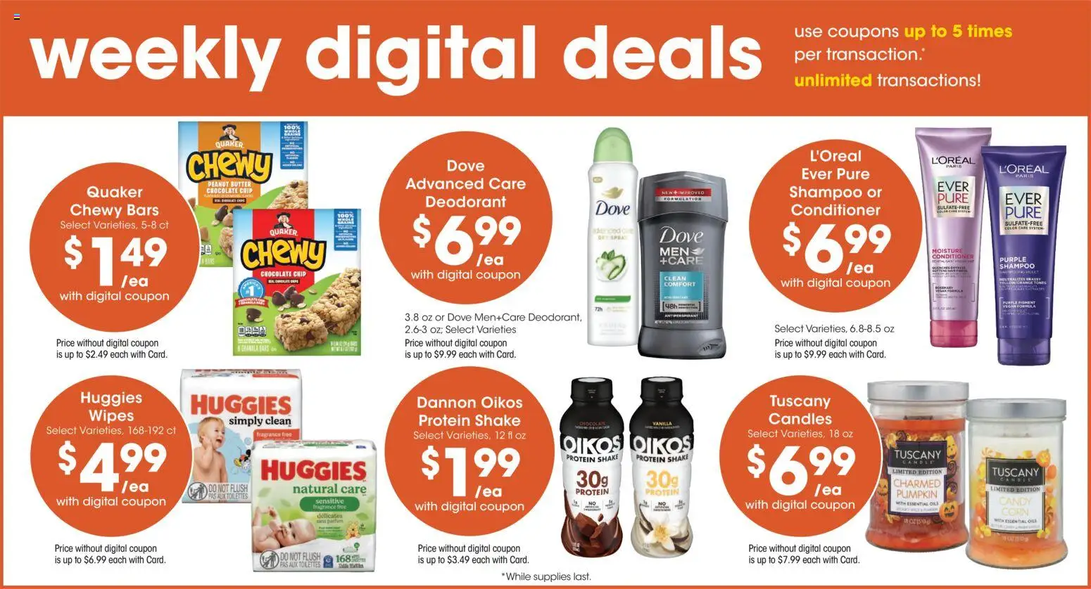 Mariano's Weekly Ad - valid from 09/16/2026 | Page: 5 | Products: Protein, Peanut butter, Chocolate Chip, Vanilla