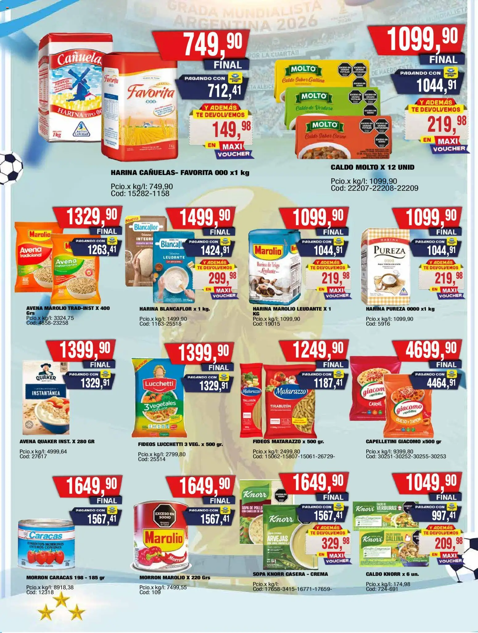 Maxiconsumo ofertas │ válido desde el 29/06/2026 | Página: 5 | Productos: Avena, Queso, Té, Crema