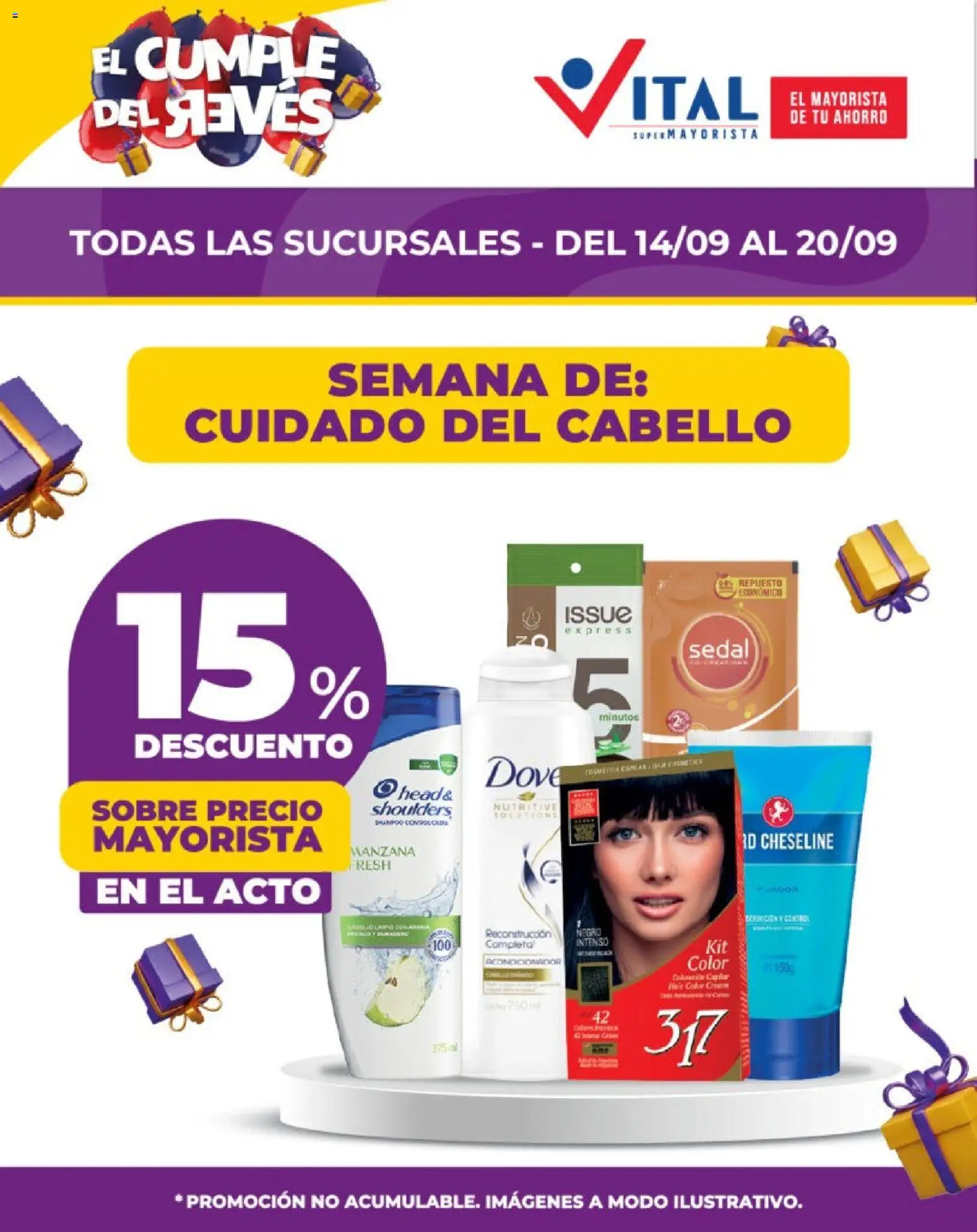 Vital - Ahorrá │ válido desde el 14/09/2026 | Página: 1 | Productos: Sobre, Acondicionador, Manzana