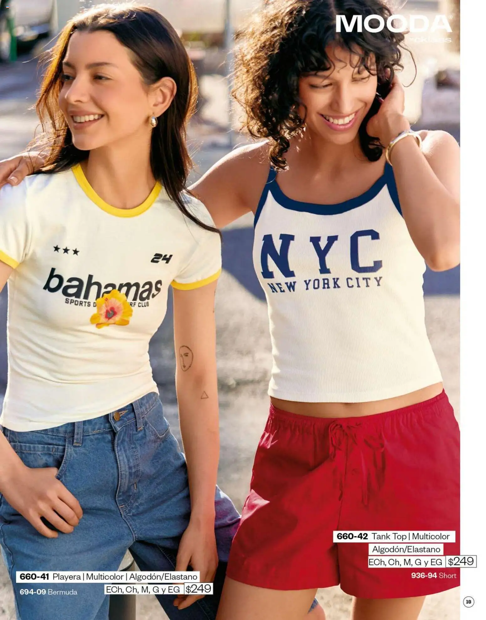 Nuevas ofertas de Cklass válidas en toda la República Mexicana desde el 05.03.2026. ¡Encuentra las mejores ofertas en Cklass catálogo Verano Mooda! | Página: 19 | Productos: Playera, Top, Short, Bermuda
