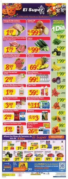 Preview of El Super weekly ads valid from 10/28/2026