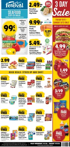 Preview of Festival Foods weekly ads valid from 09/09/2026