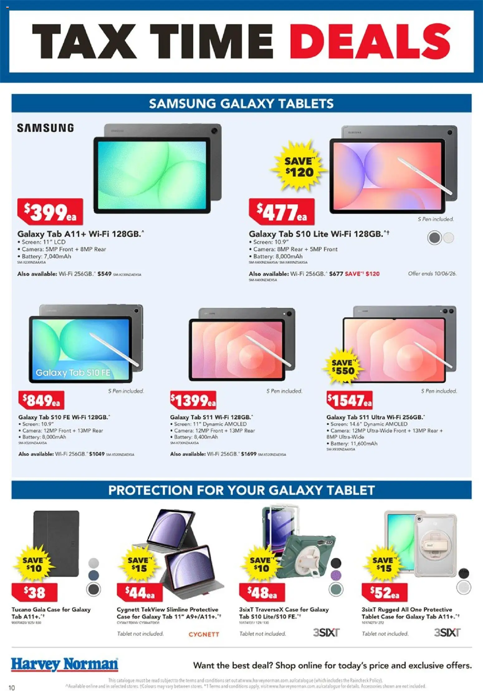 Harvey Norman catalogue - valid from 05.06.2026 | Page: 10 | Products: Battery, Tablet, Screen, Tablets