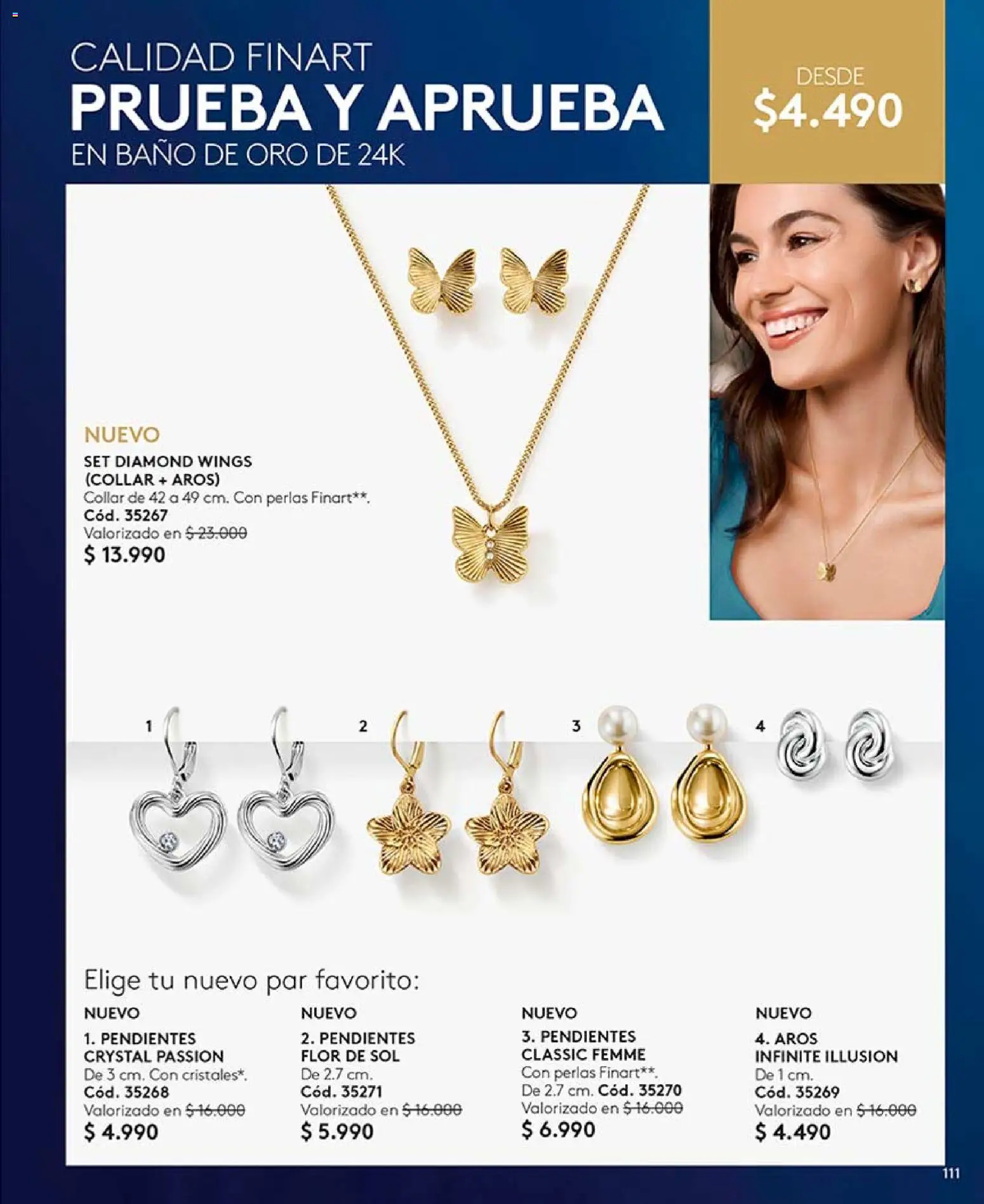 Catálogo Ésika Campaña 9 │ válido desde el 17.05.2026 | Página: 115 | Productos: Baño, Collar, Aros