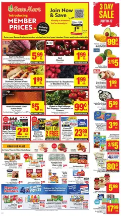 Preview of Save Mart weekly ads valid from 07/08/2026