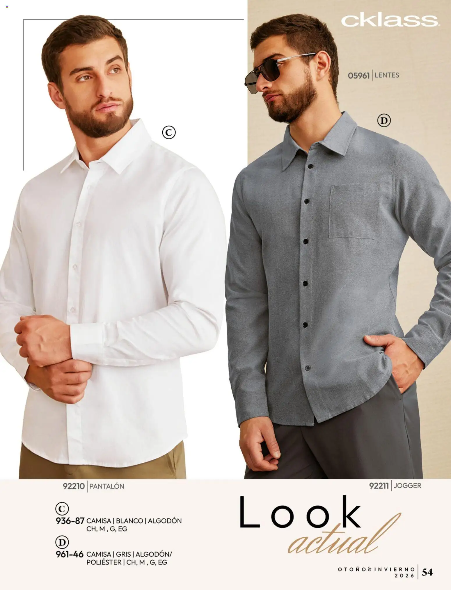Nuevas ofertas de Cklass válidas en toda la República Mexicana desde el 08/07/2026. ¡Encuentra las mejores ofertas en Cklass catálogo Ropa caballero! | Página: 55 | Productos: Lentes, Camisa, Algodón