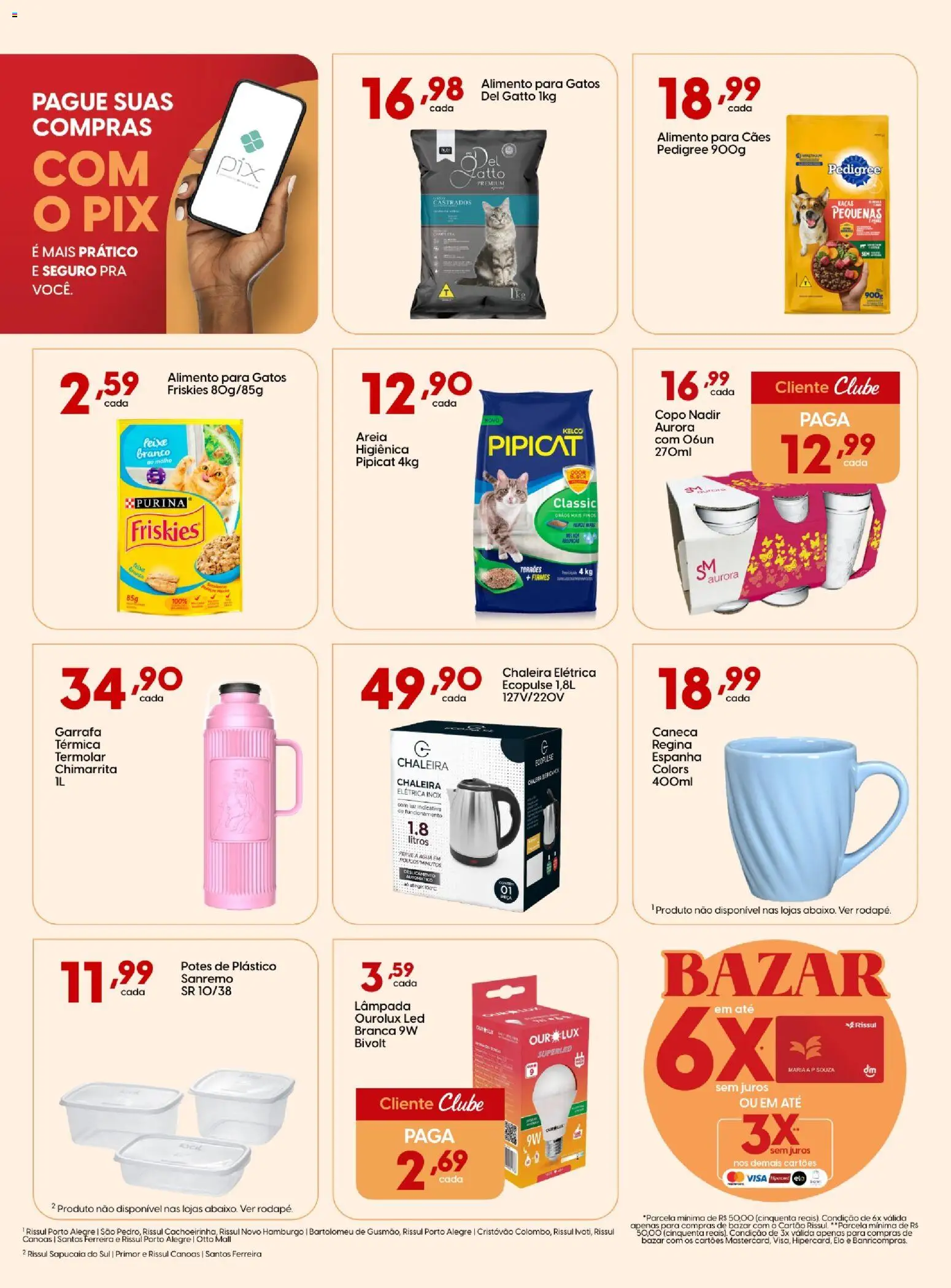 Rissul Folheto - válido de 14.05.2026 | Página: 13 | Produtos: Lâmpada, Areia, Potes, Rodapé