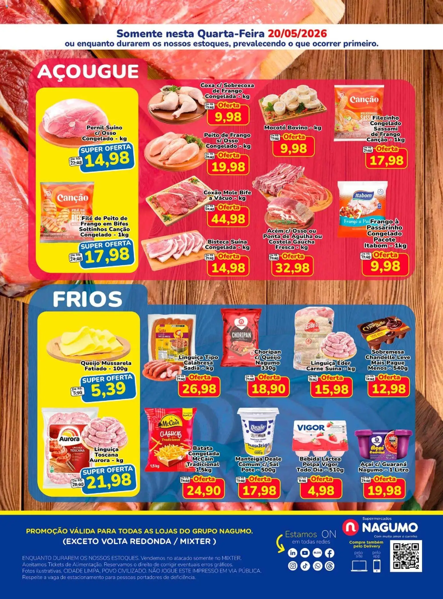 Nagumo Folheto - válido de 20.05.2026 | Página: 2 | Produtos: Guaraná, Linguiça, Carne, Açaí