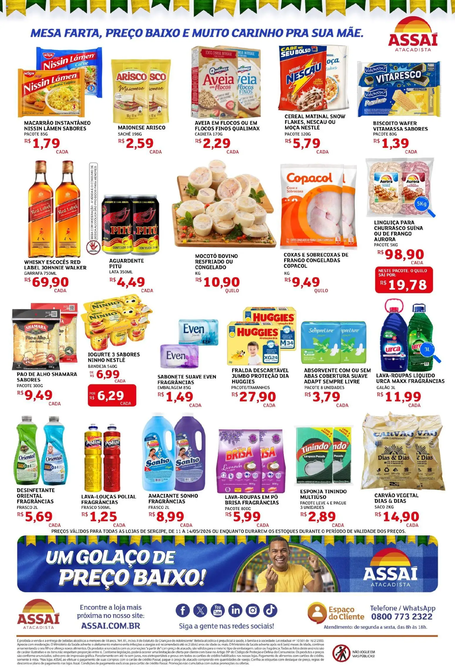 Assaí Atacadista Folheto - válido de 11.05.2026 | Página: 2 | Produtos: Pó, Vitamassa, Base, Aveia