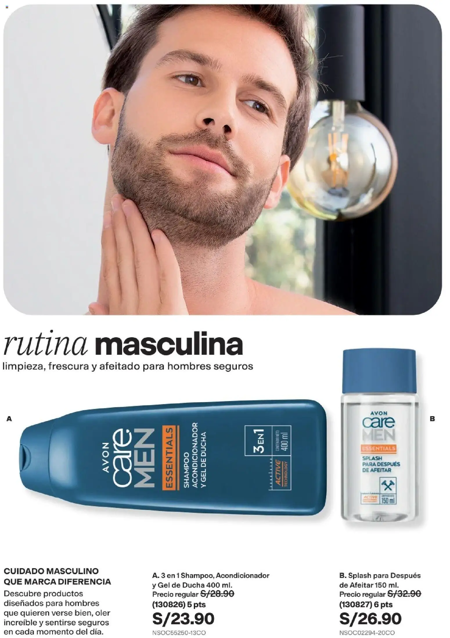 Catálogo Avon válido desde 11/08/2026 | Página: 152 | Productos: Shampoo, Acondicionador, Gel de ducha, Ducha