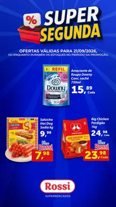 Rossi Supermercados ofertas do Dia - Pré-Visualização do folheto da loja Rossi Supermercados, válido de 21/09/2026
