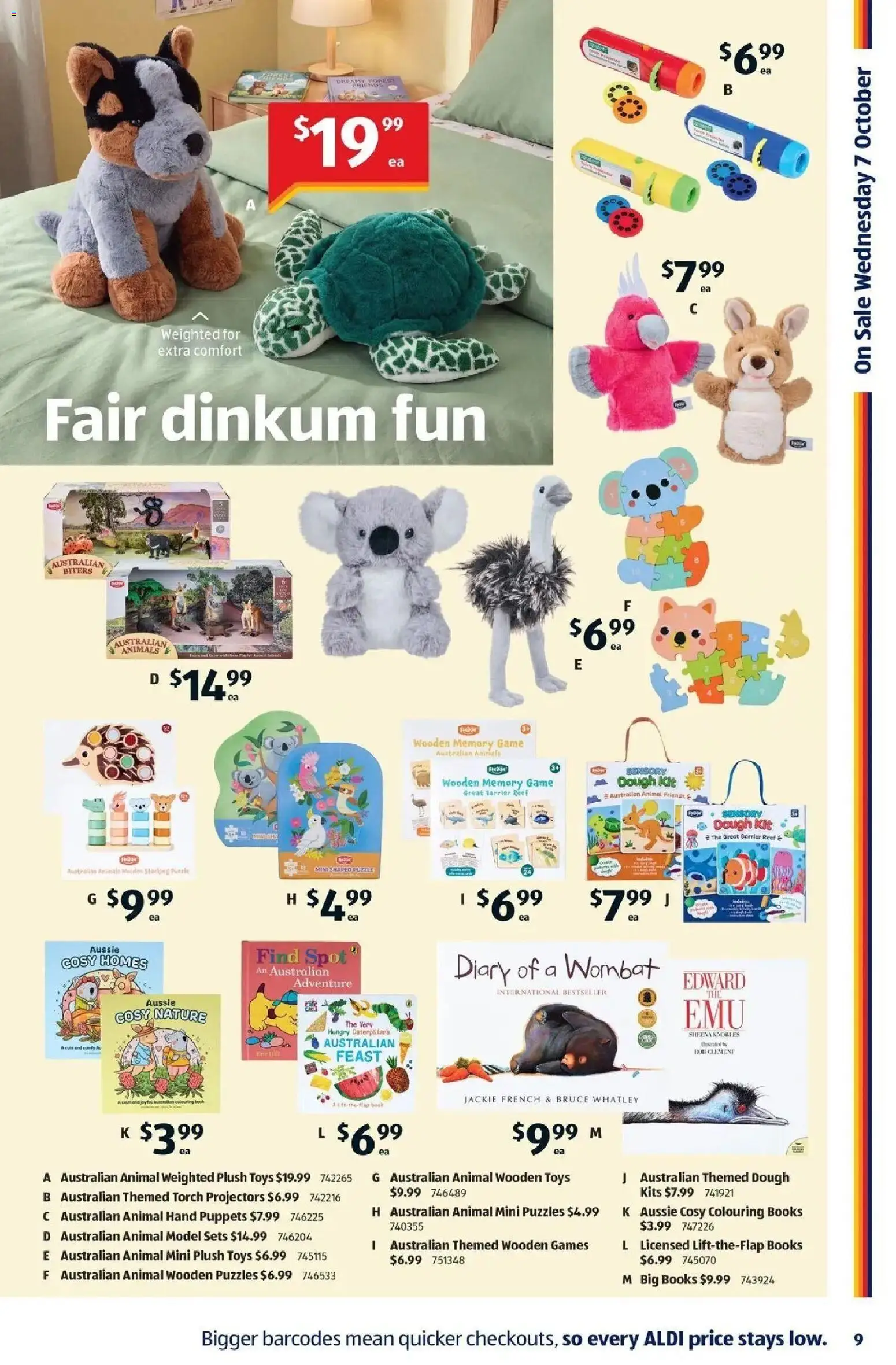 Aldi catalogue - valid from 07/10/2026 | Page: 9 | Products: Kits, Books, Toys, Projector