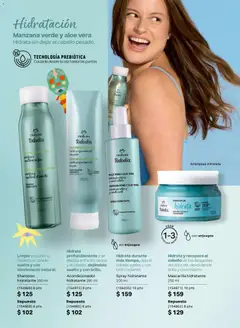 Vista previa de Natura campaña  15 2026, nuevo folleto de la tienda, válido en México a partir del 02/10/2026 | Página: 159 | Productos: Manzana, Shampoo, Aloe Vera, Acondicionador