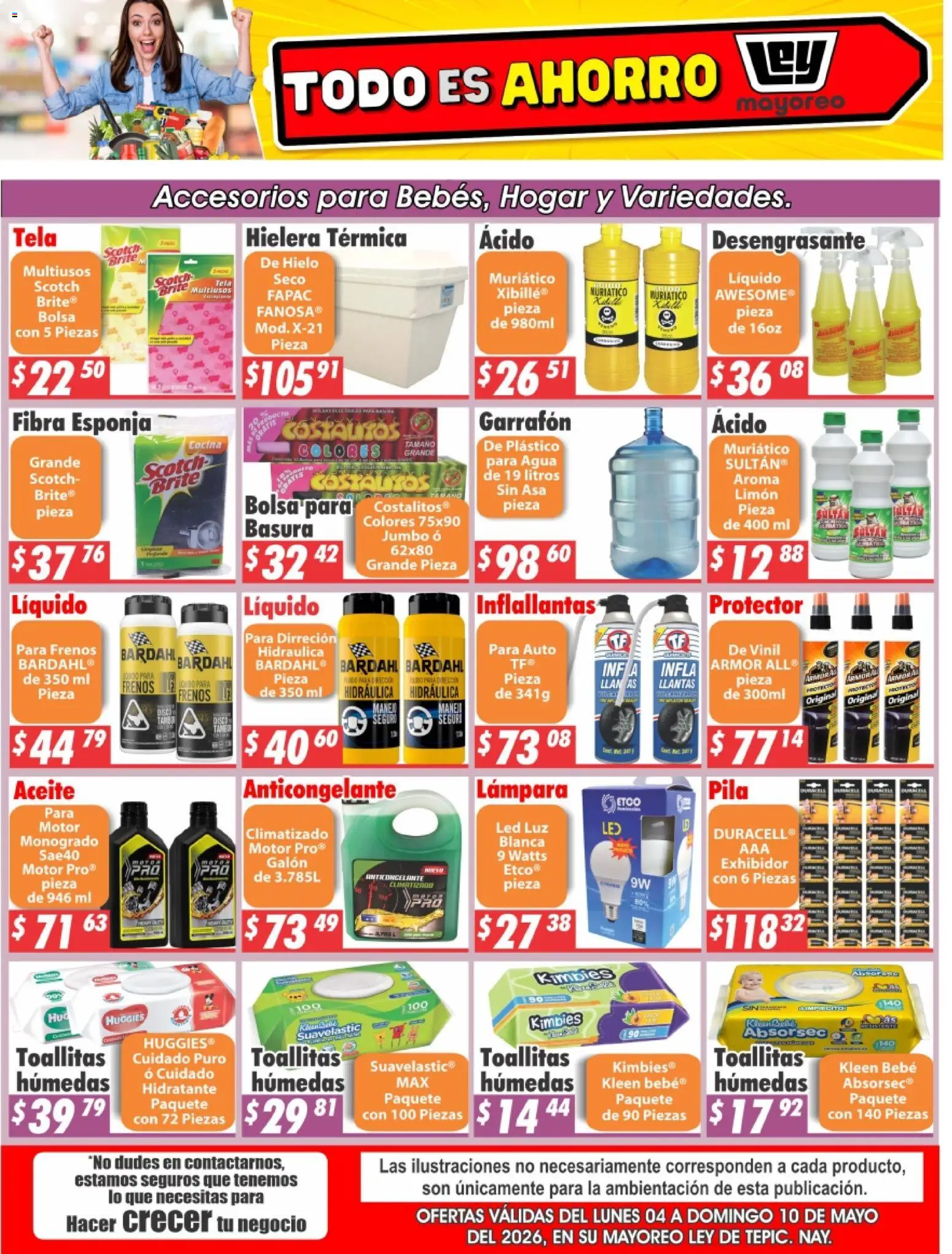Nuevas ofertas de Casa Ley válidas en toda la República Mexicana desde el 04.05.2026. ¡Encuentra las mejores ofertas en Casa Ley folleto Tepic! | Página: 1
