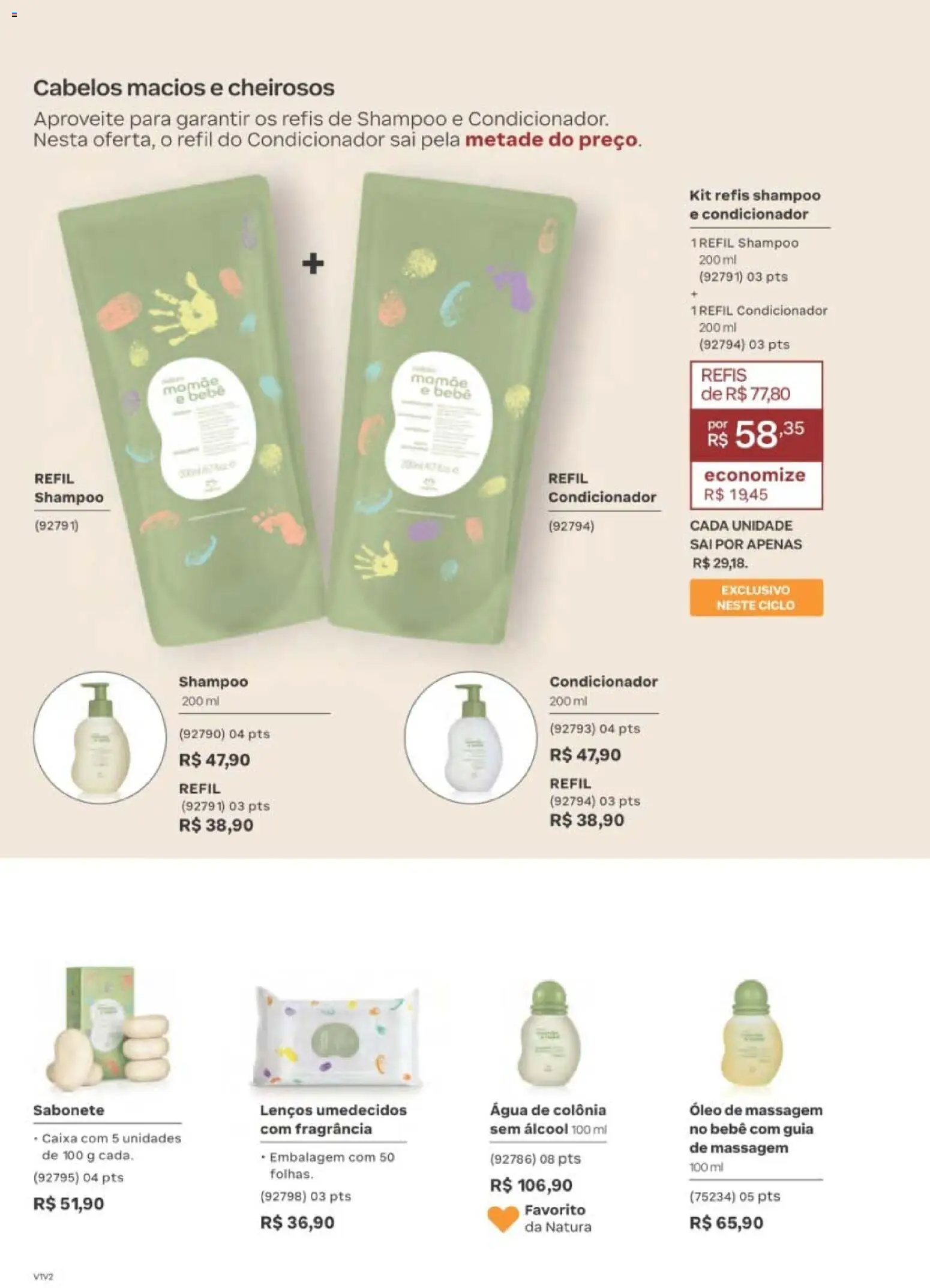 Natura Folheto - válido de 12/10/2026 | Página: 193 | Produtos: Água de colônia, Lenços umedecidos, Fragrância, Álcool
