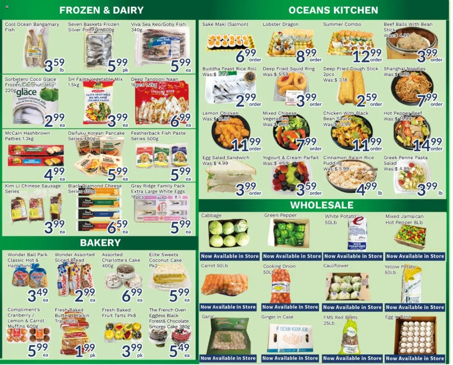 Oceans flyer valid from 08.05.2026 | Page: 4 | Products: Fish, Butter, Cheese, Bread
