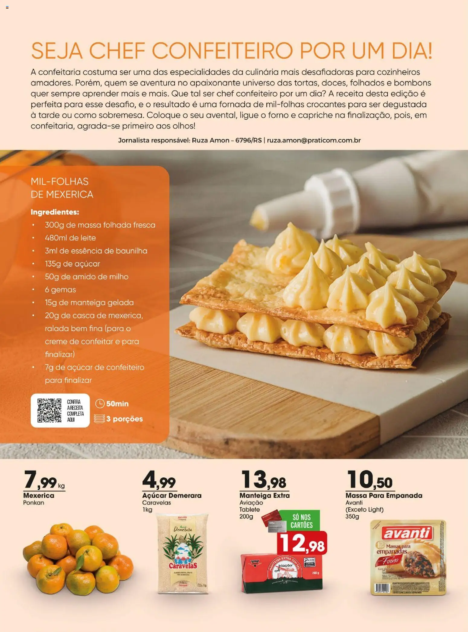 Zaffari Folheto - válido de 26.05.2026 | Página: 2 | Produtos: Mexerica, Amido de milho, Creme, Açúcar