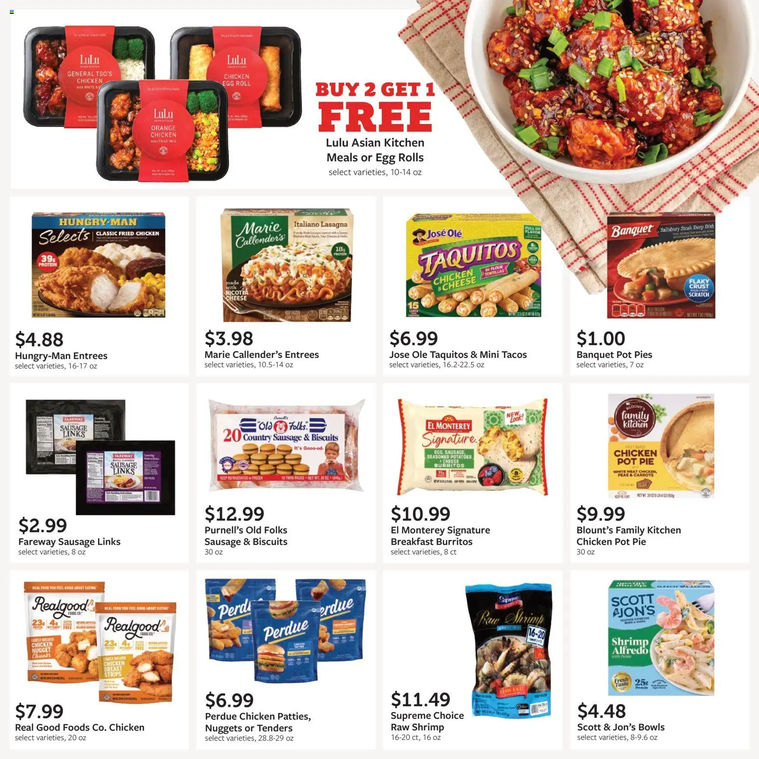 Fareway Monthly Ad - valid from 08/31/2026 | Page: 27 | Products: Potatoes, Sausage, Lasagna, Carrots