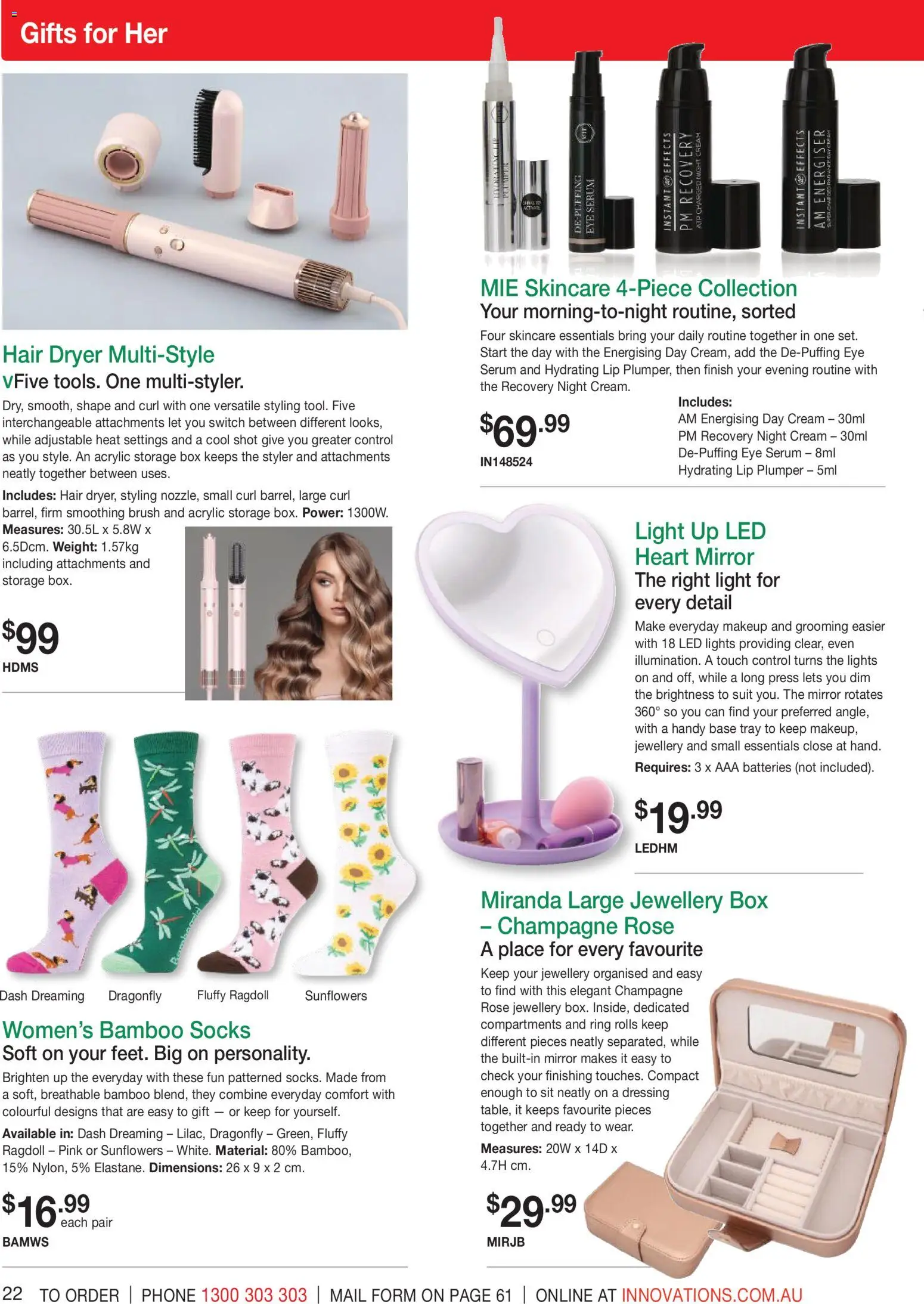 Innovations catalogue - valid from 23/09/2026 | Page: 22 | Products: Cream, Phone, Dryer, Night cream