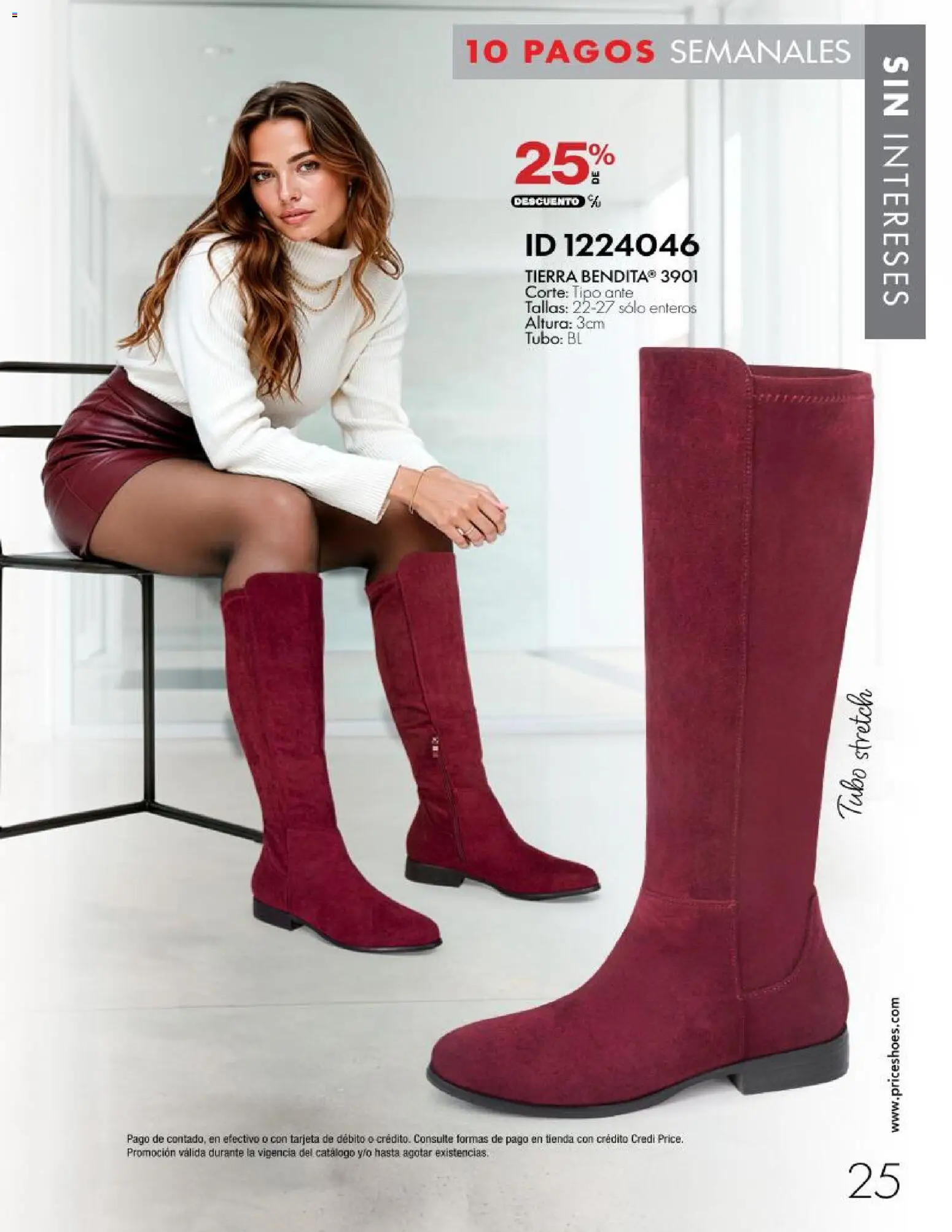 Nuevas ofertas de Price Shoes válidas en toda la República Mexicana desde el 28/10/2026. ¡Encuentra las mejores ofertas en Price Shoes catálogo 10 pagos sin intereses! | Página: 25