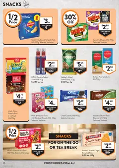 Preview of Foodworks catalogue NSW - valid from 09/09/2026 | Page: 16 | Products: Snacks, Pizza, Rice, Scotch