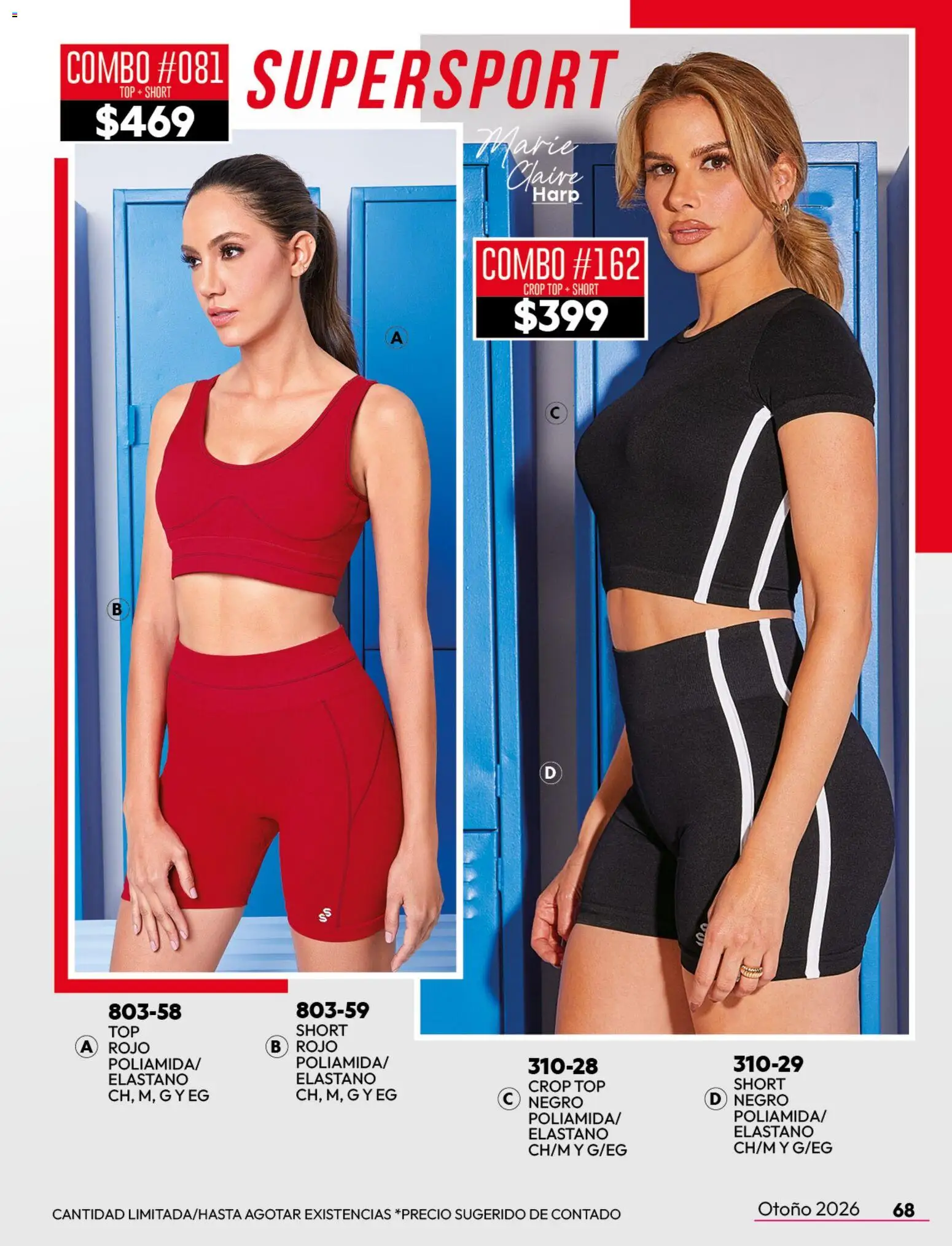 Nuevas ofertas de Cklass válidas en toda la República Mexicana desde el 08/07/2026. ¡Encuentra las mejores ofertas en Cklass catálogo Sportbrands caballero! | Página: 186 | Productos: Top, Short