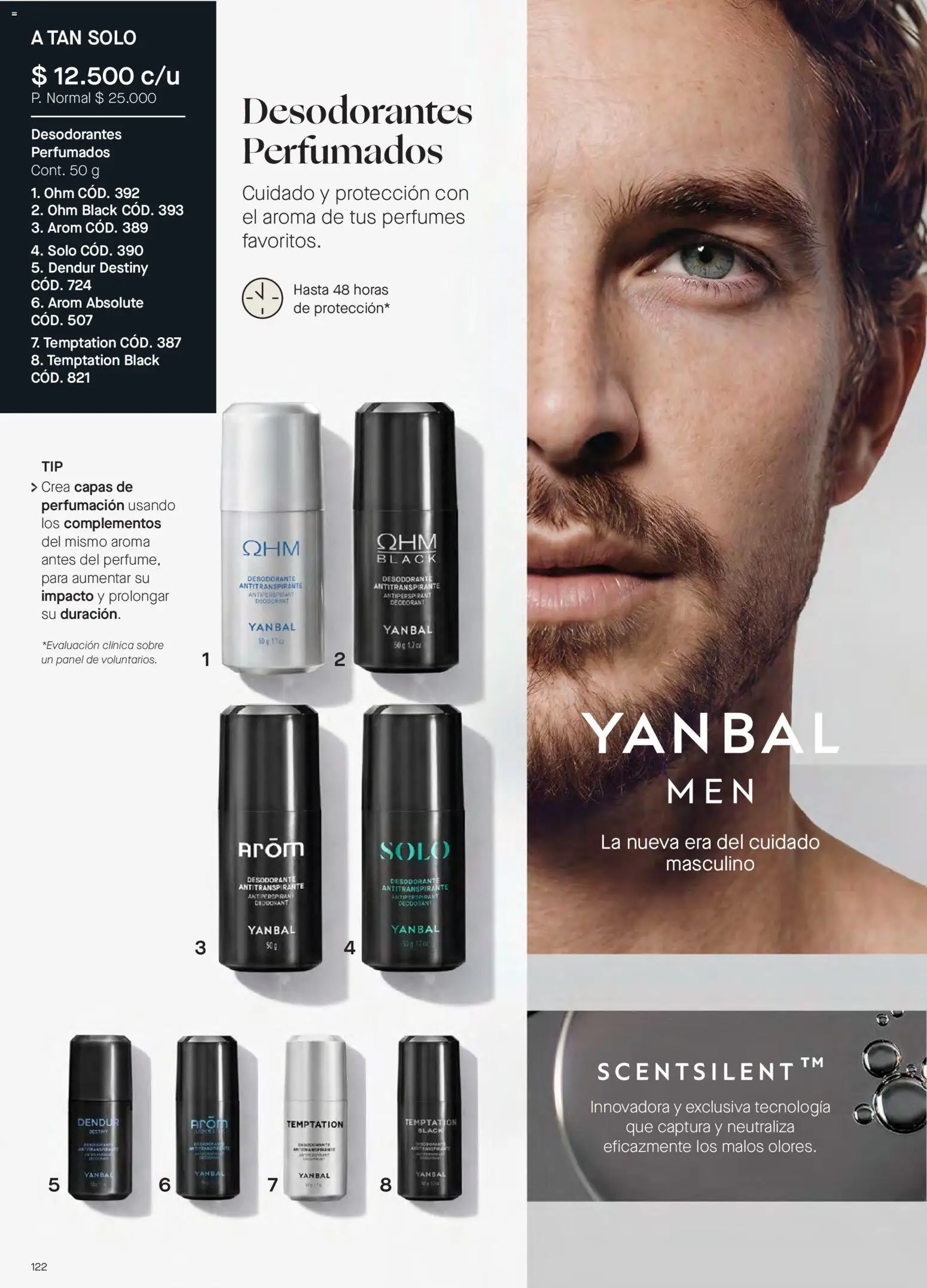 Yanbal revista - valida desde el 15/08/2026 | Página: 122 | Productos: Sobre, Perfumes, Desodorante, Antitranspirante