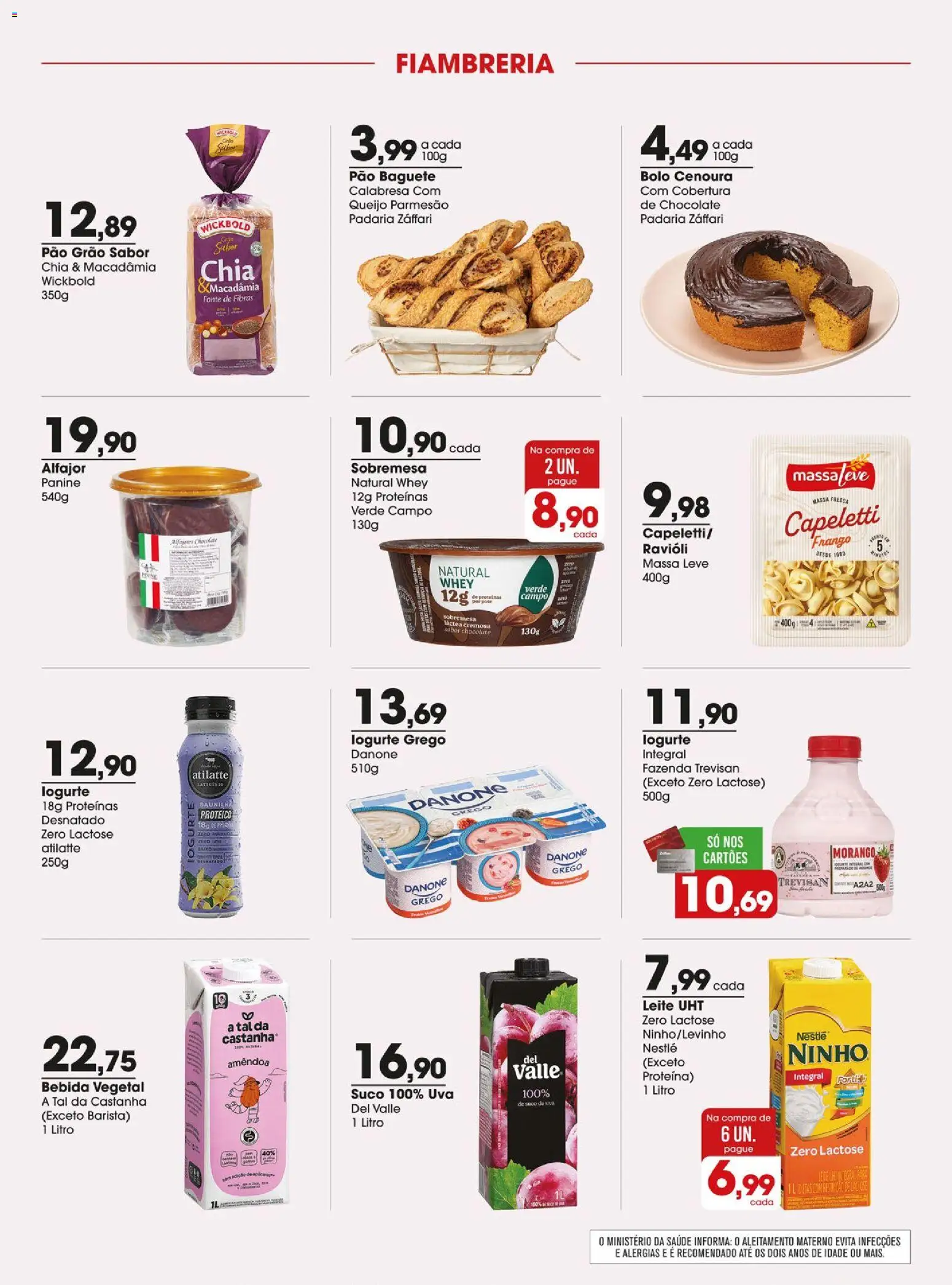 Zaffari Folheto - válido de 30/06/2026 | Página: 8 | Produtos: Macadâmia, Chia, Parmesão, Queijo parmesão