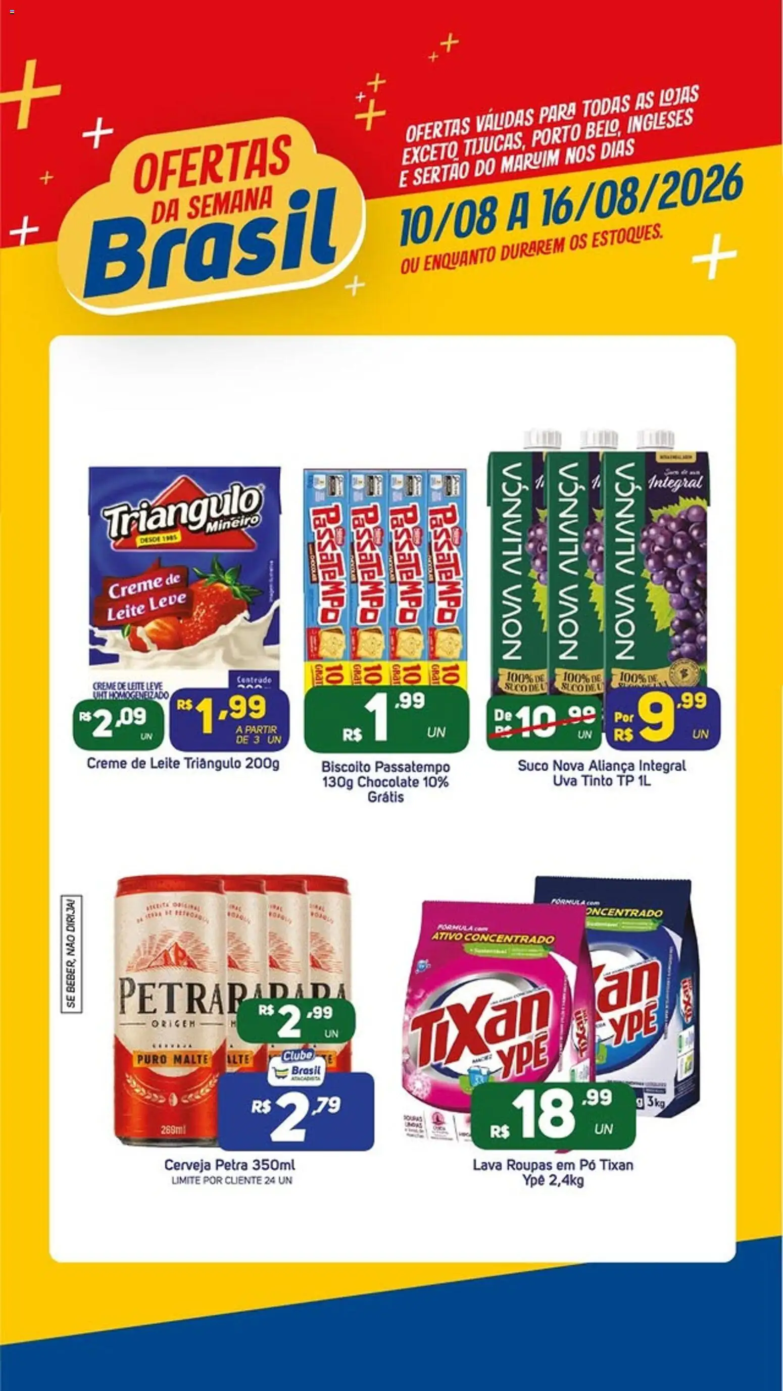 Brasil Atacadista Folheto - válido de 10/08/2026 | Página: 4 | Produtos: Uva, Chocolate, Roupas, Creme
