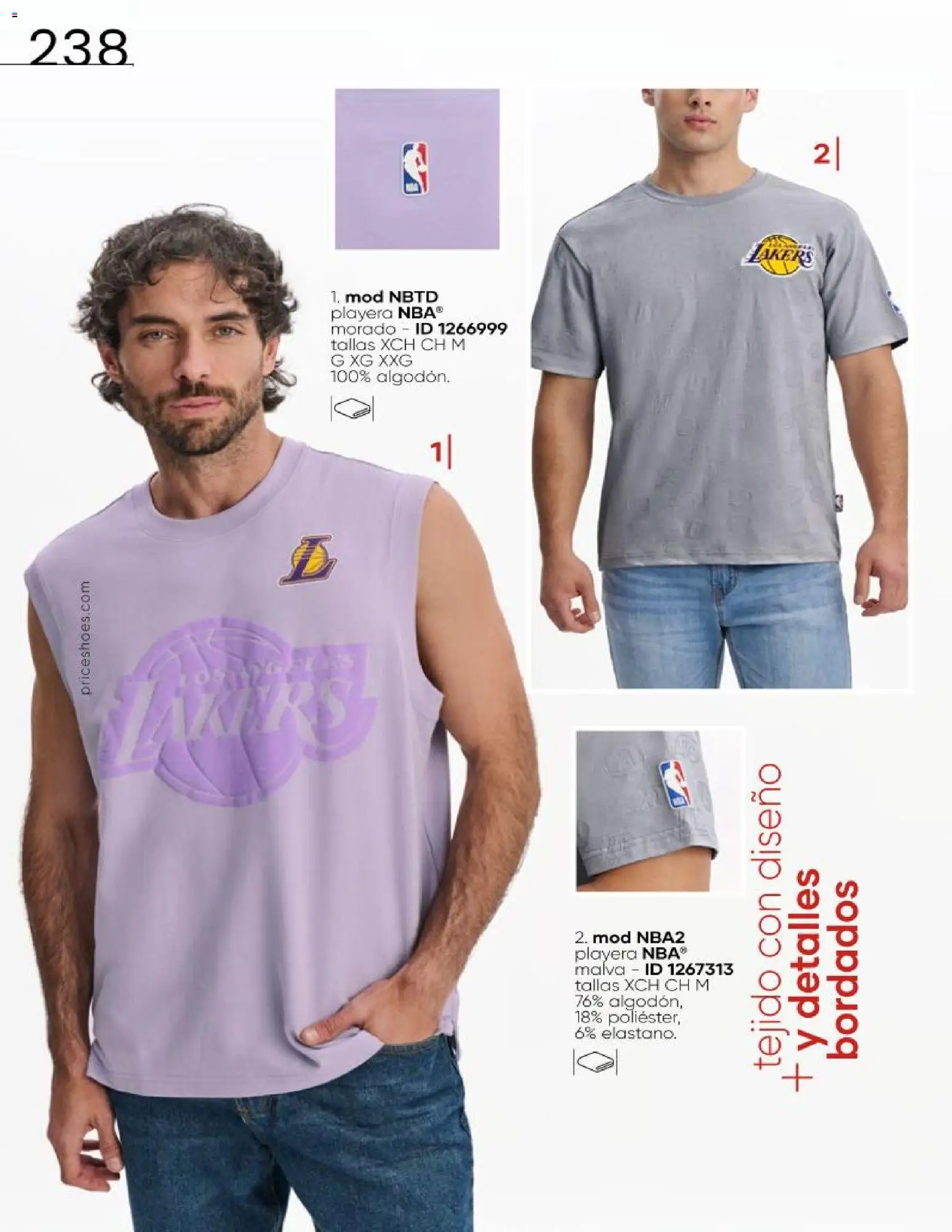 Nuevas ofertas de Price Shoes válidas en toda la República Mexicana desde el 16.06.2026. ¡Encuentra las mejores ofertas en Price Shoes catálogo Cierre de temporada! | Página: 238 | Productos: Playera