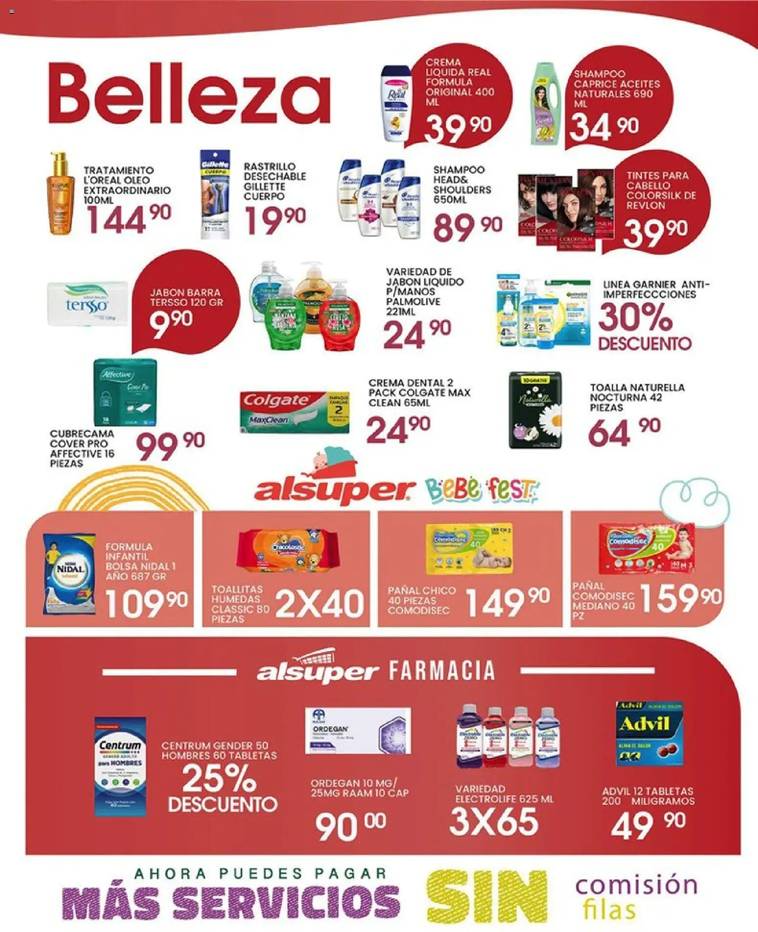 Nuevas ofertas de Alsuper válidas en toda la República Mexicana desde el 01.05.2026. ¡Encuentra las mejores ofertas en Alsuper folleto Saltillo! | Página: 4 | Productos: Jabón líquido, Rastrillo, Toalla, Barra