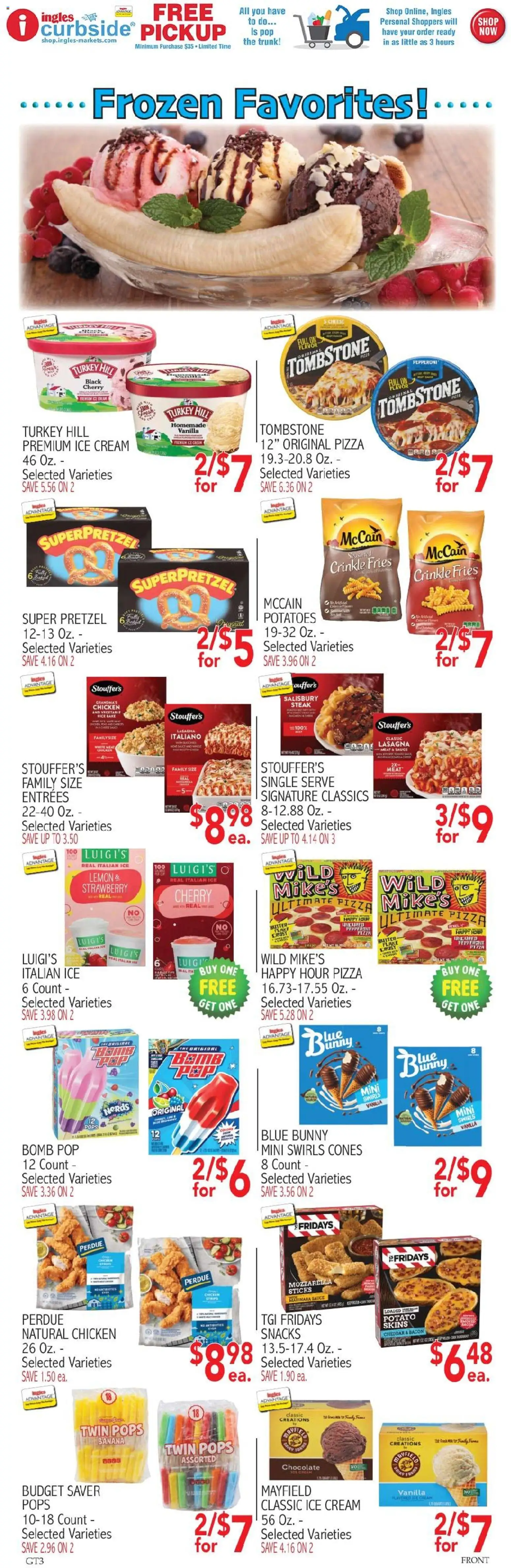 Ingles Weekly Ad - valid from 27.05.2026 | Page: 7 | Products: Butter, Pizza, Cream, Sauce