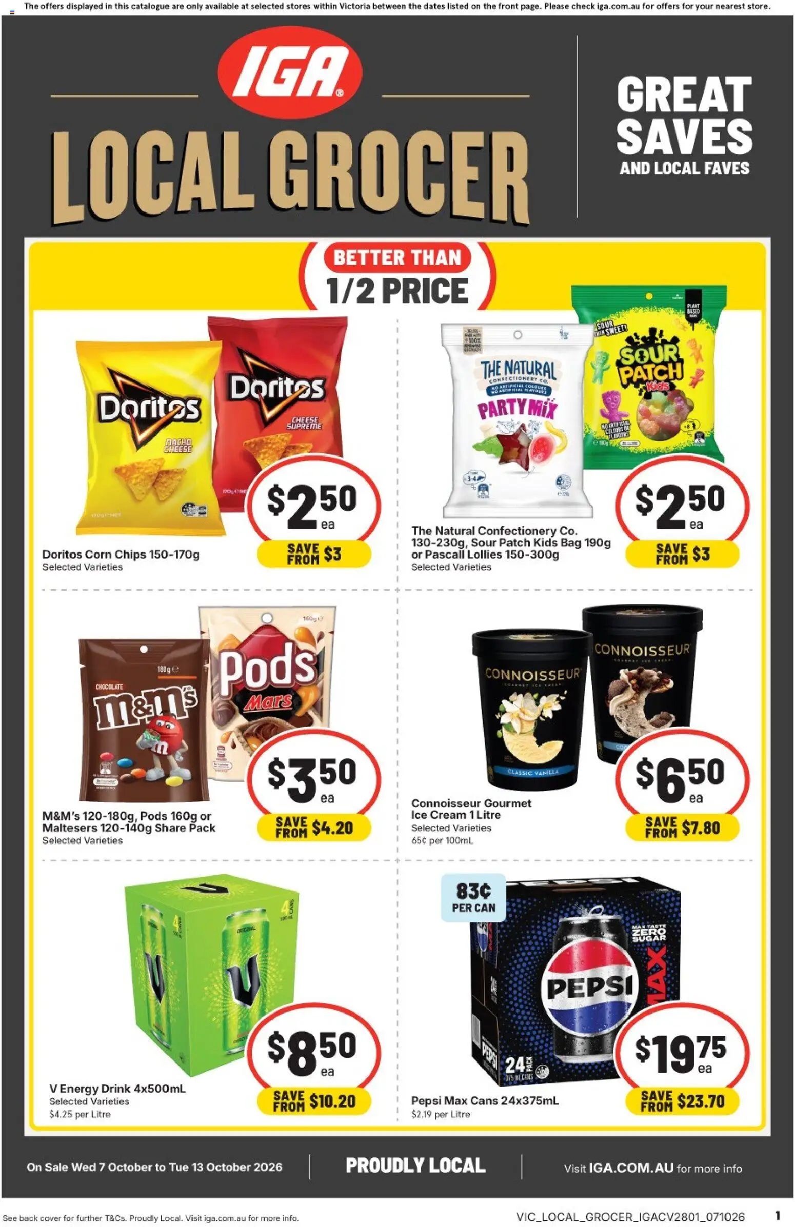 IGA catalogue - valid from 07/10/2026 | Page: 1