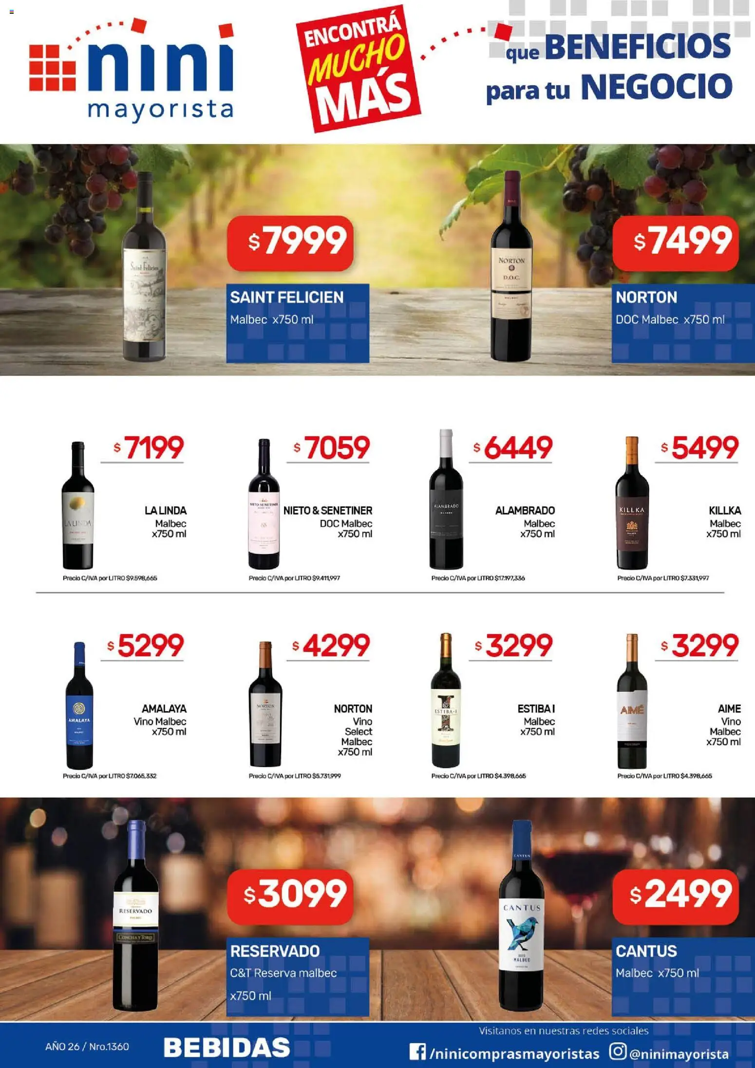 NINI Mayorista ofertas │ válido desde el 18.05.2026 | Página: 16 | Productos: Vino