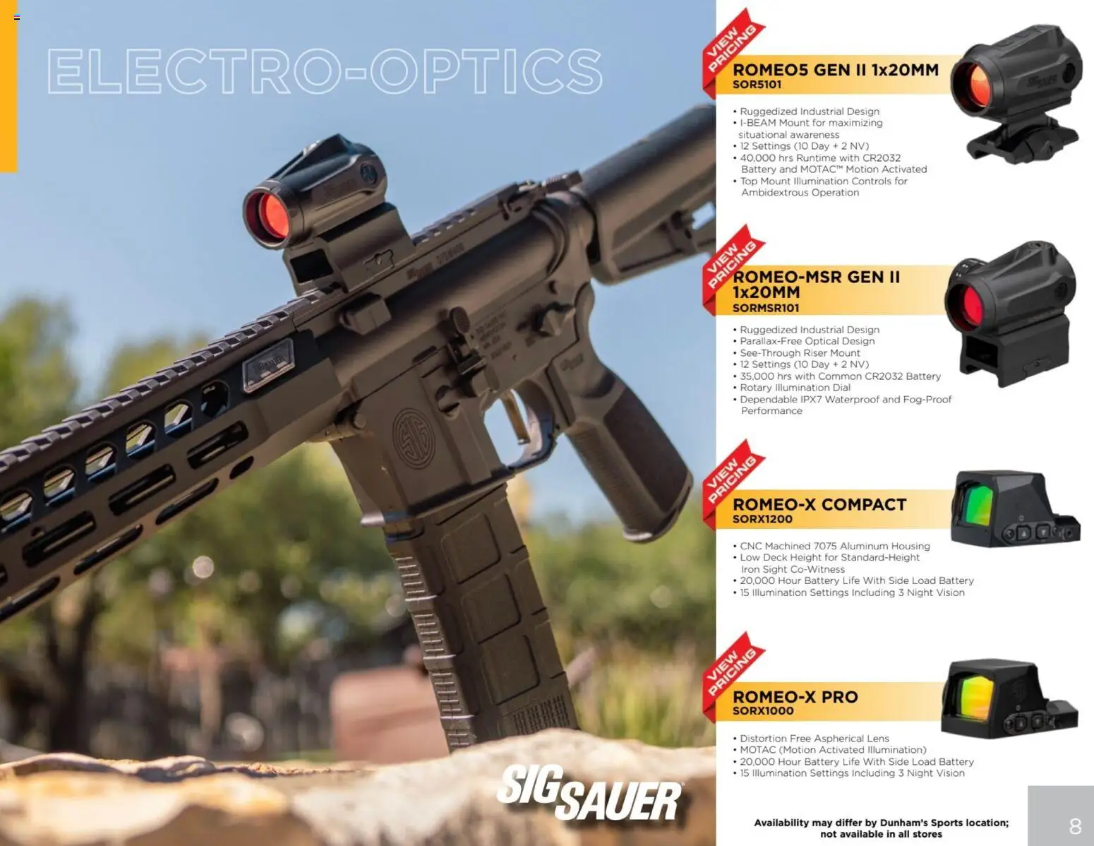 Dunham's Sports SIG SAUER - valid from 10/15/2026 | Page: 8