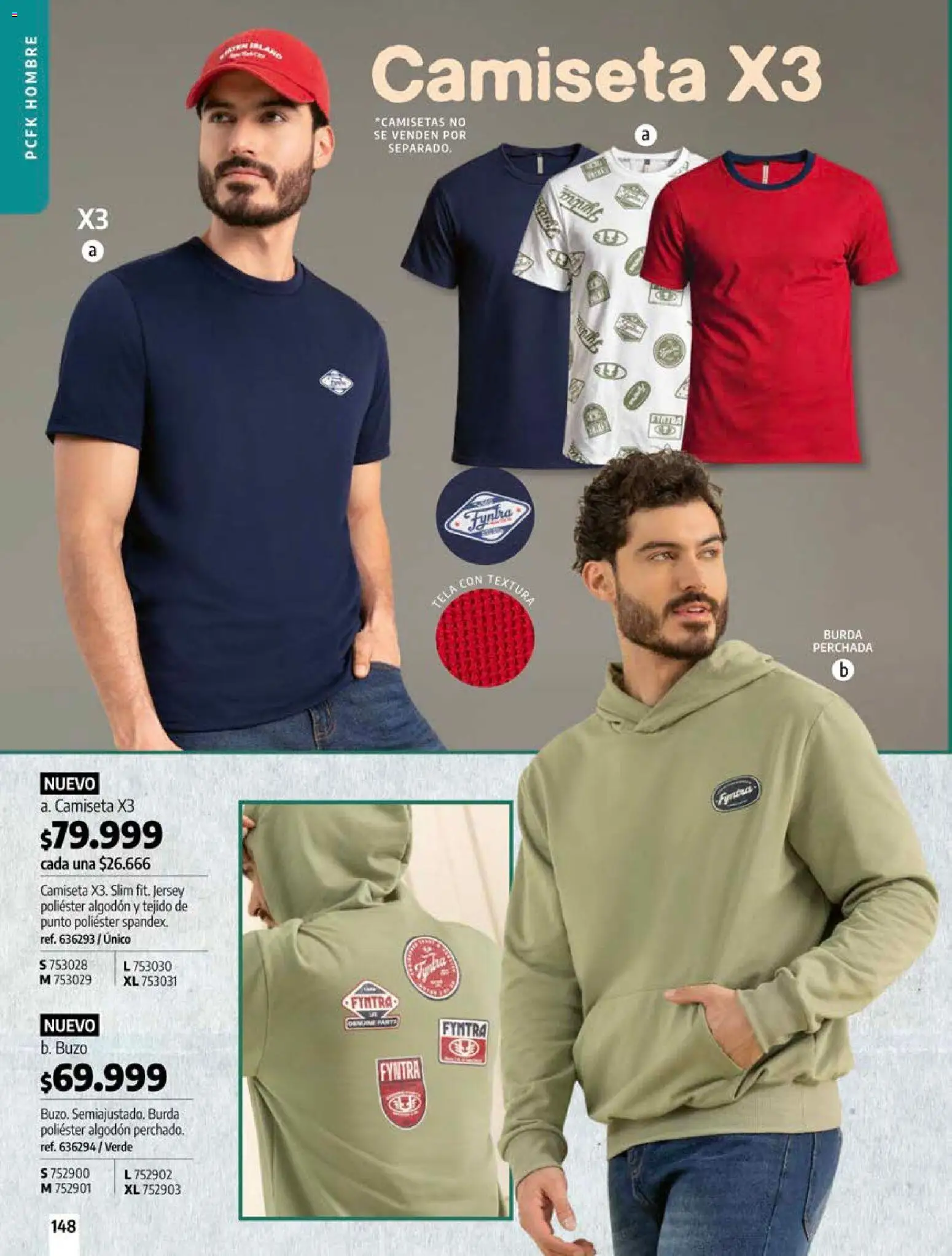 Pacifika revista - valida desde el 18/09/2026 | Página: 148 | Productos: Algodón, Buzo, Camiseta