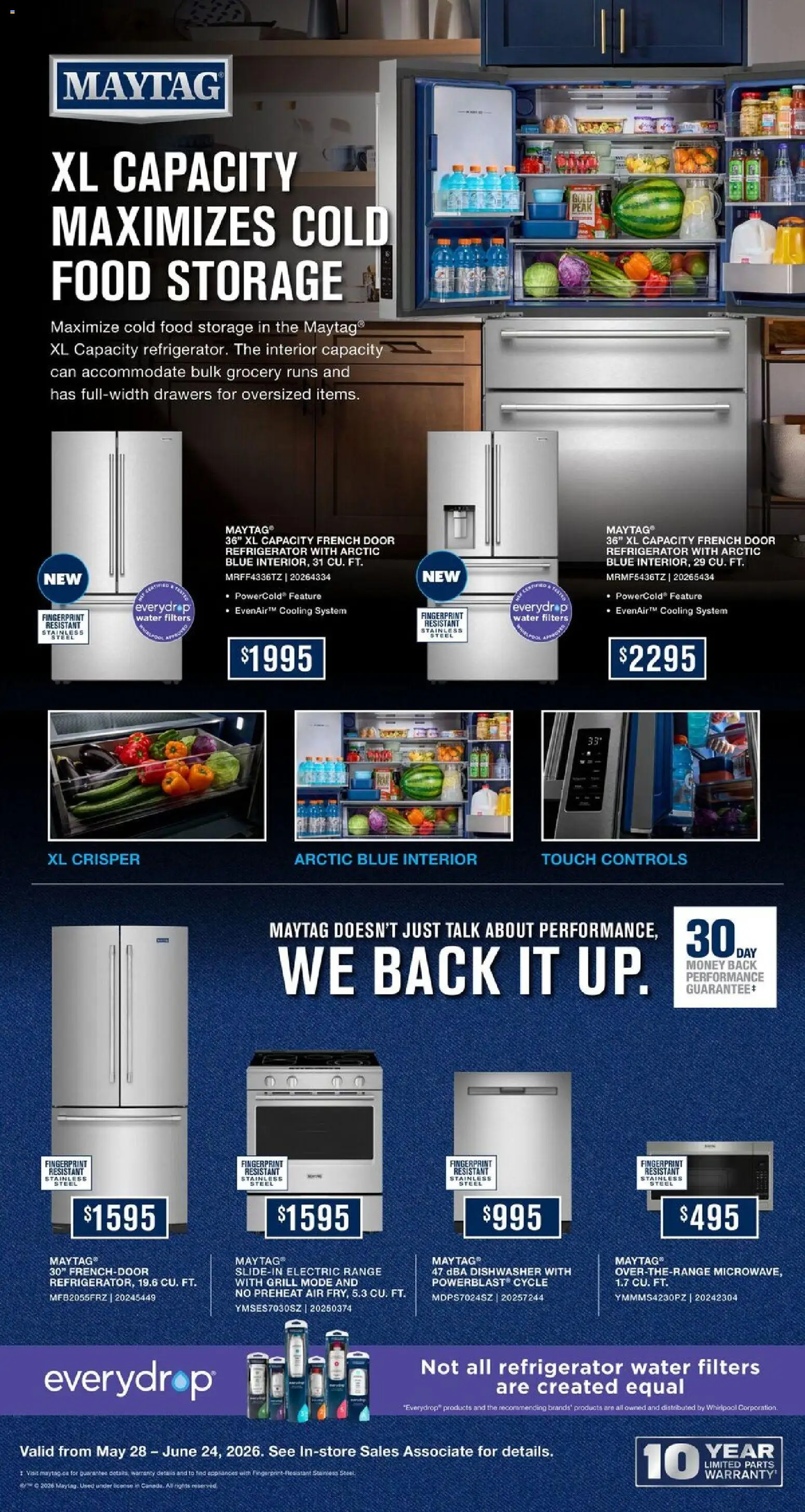 Leon's flyer valid from 04.06.2026 | Page: 8 | Products: Refrigerator, Dishwasher, Grill