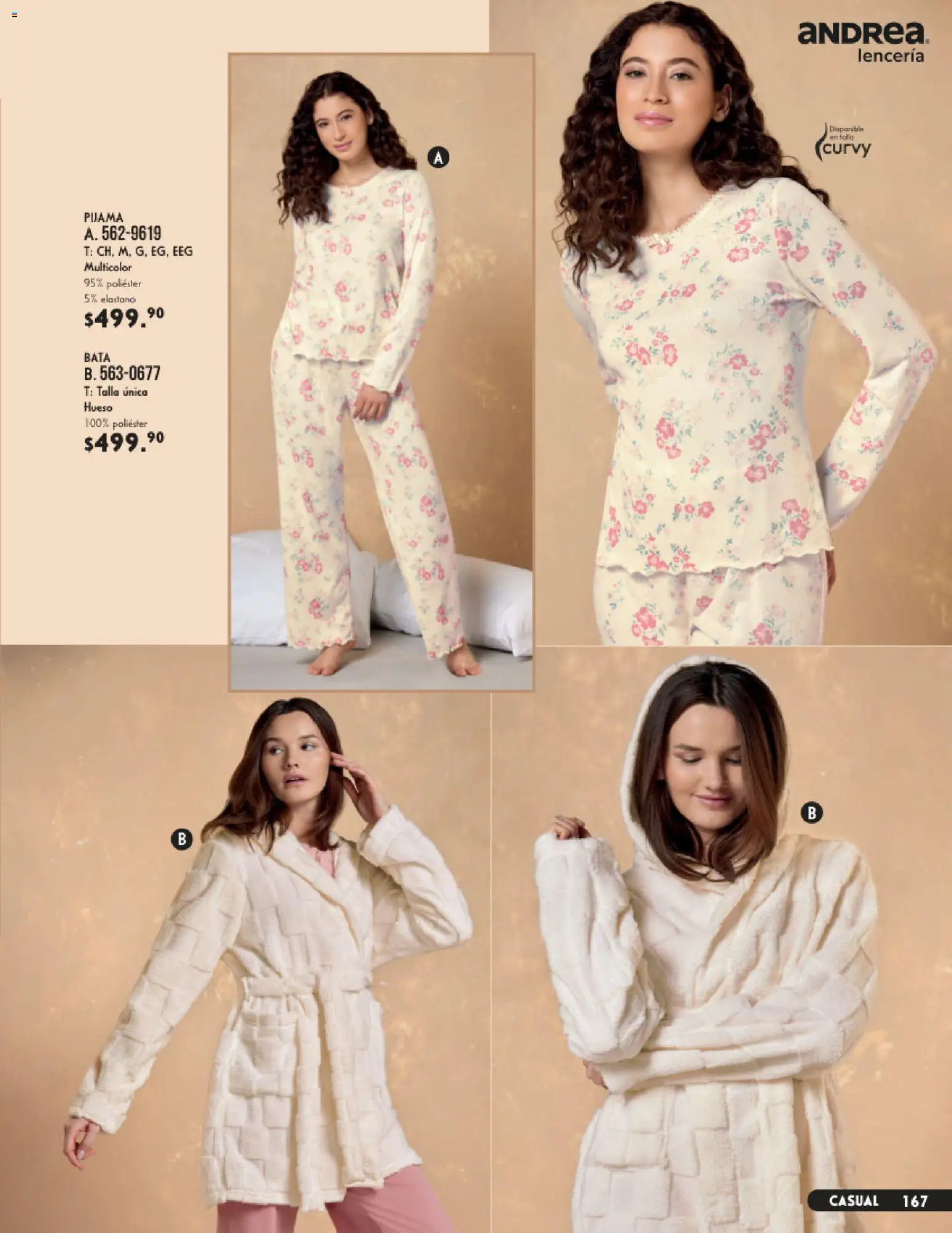 Nuevas ofertas de Andrea válidas en toda la República Mexicana desde el 23/08/2026. ¡Encuentra las mejores ofertas en Andrea catálogo Lencería & vestir interior! | Página: 27 | Productos: Pijama, Lenceria, Bata