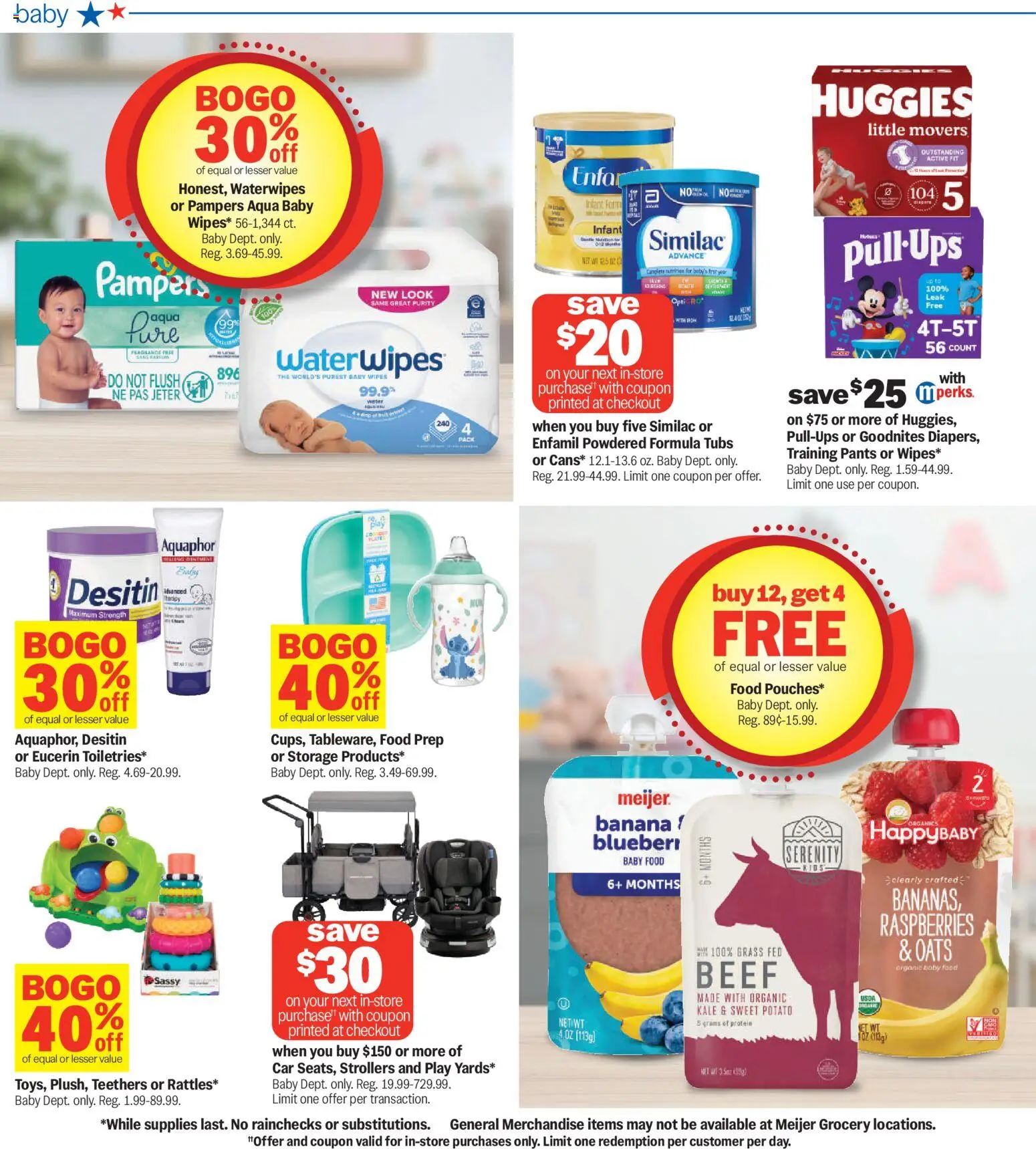 Meijer Weekly Ad - valid from 08/05/2026 | Page: 37 | Products: Chocolate Chip, Cereal, Snacks, Dough