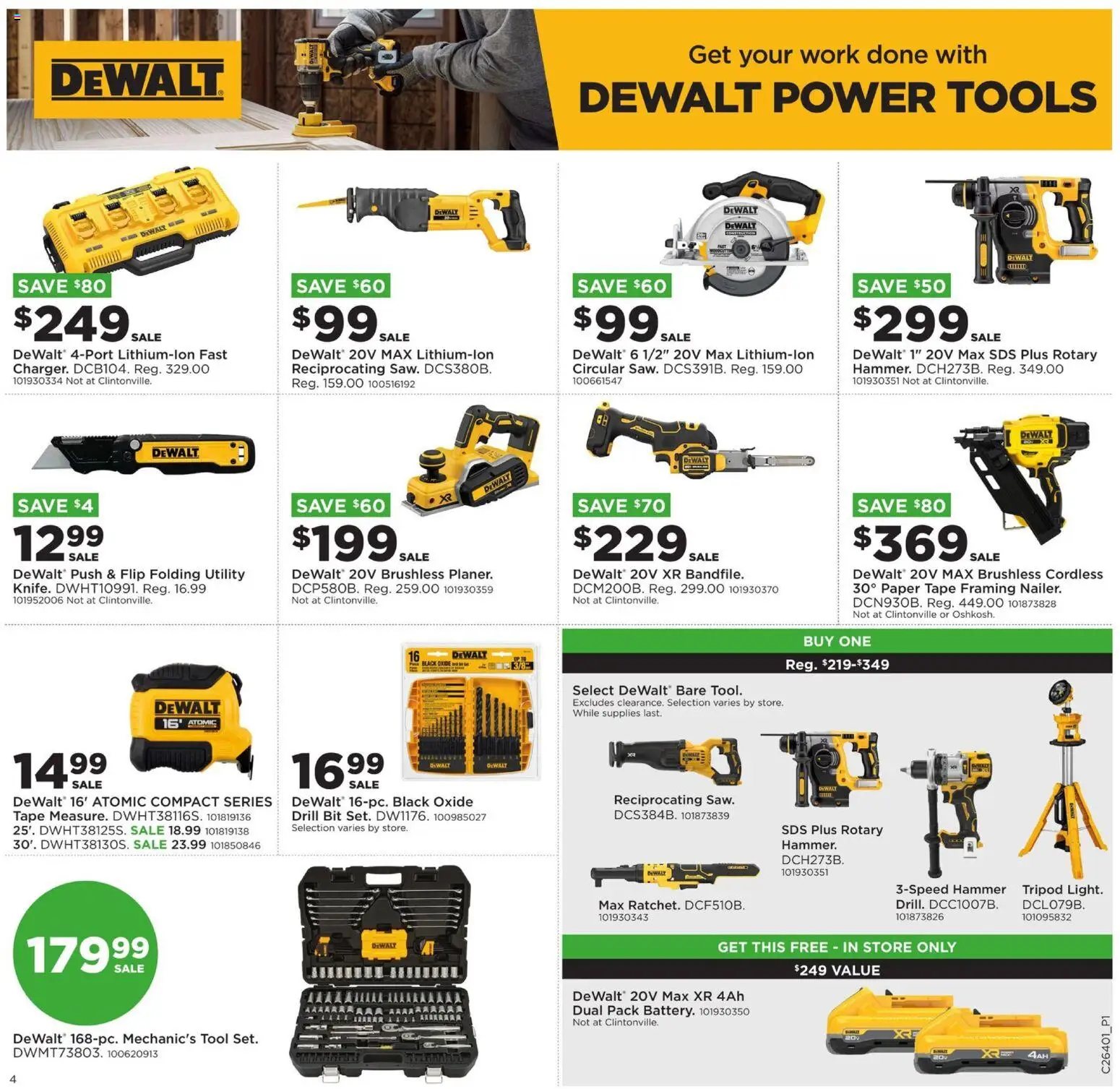 Mills Fleet Farm Weekly Ad - valid from 09/28/2026 | Page: 7 | Products: Hammer, Drill Bit, Tools
