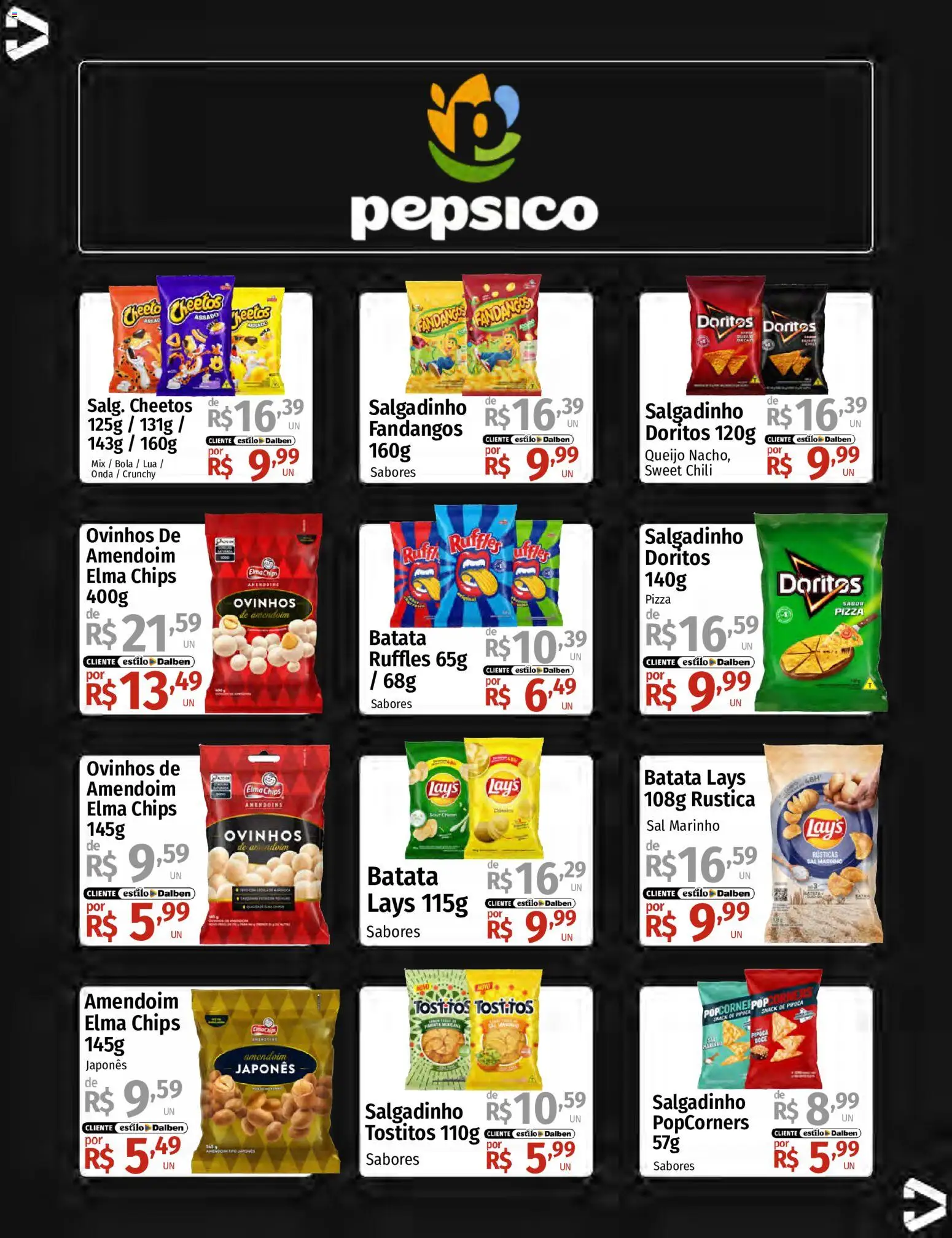 Supermercado Dalben Folheto - válido de 18.05.2026 | Página: 13 | Produtos: Queijo, Pizza, Batata, Pipoca