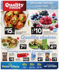 Preview of Quality Foods weekly flyer / circulaire from shop Quality Foods valid from Sep 24, 2026