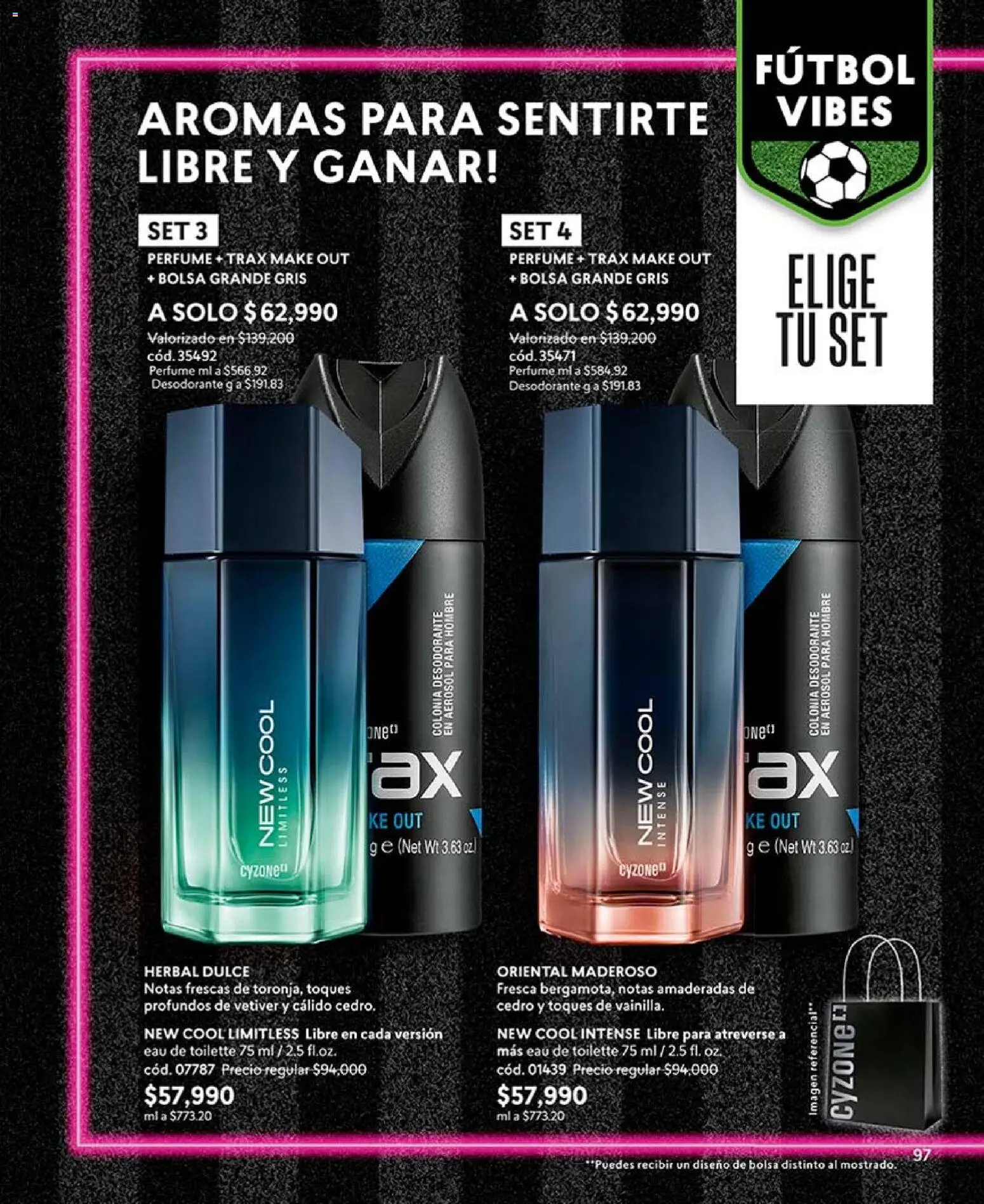 CyZone revista - valida desde el 04.05.2026 | Página: 111 | Productos: Bolsa, Perfume, Eau de toilette, Desodorante