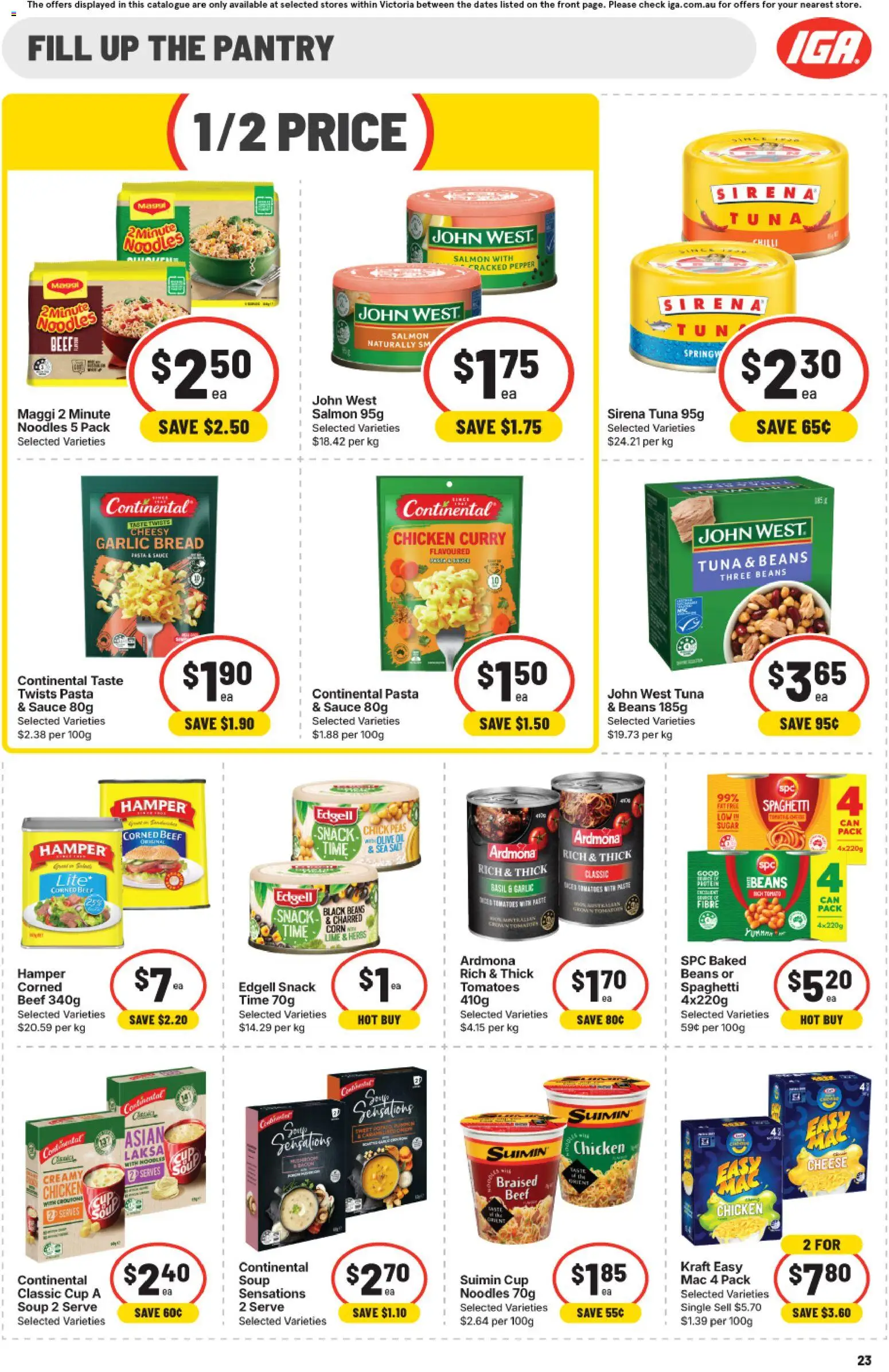 IGA catalogue - valid from 30/09/2026 | Page: 19 | Products: Peach, Red Bull, Sprite, Fanta