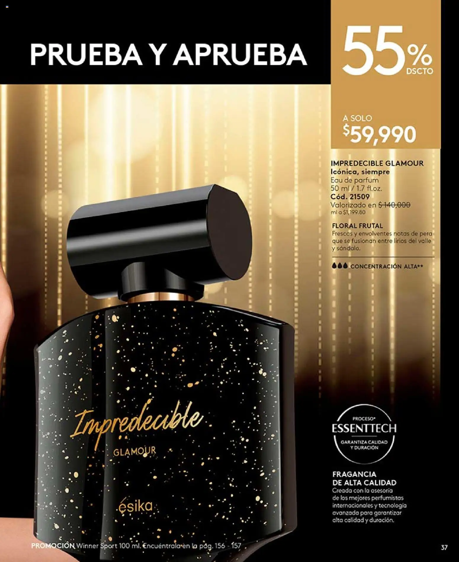 Ésika revista - valida desde el 17/07/2026 | Página: 37 | Productos: Fragancia, Pera